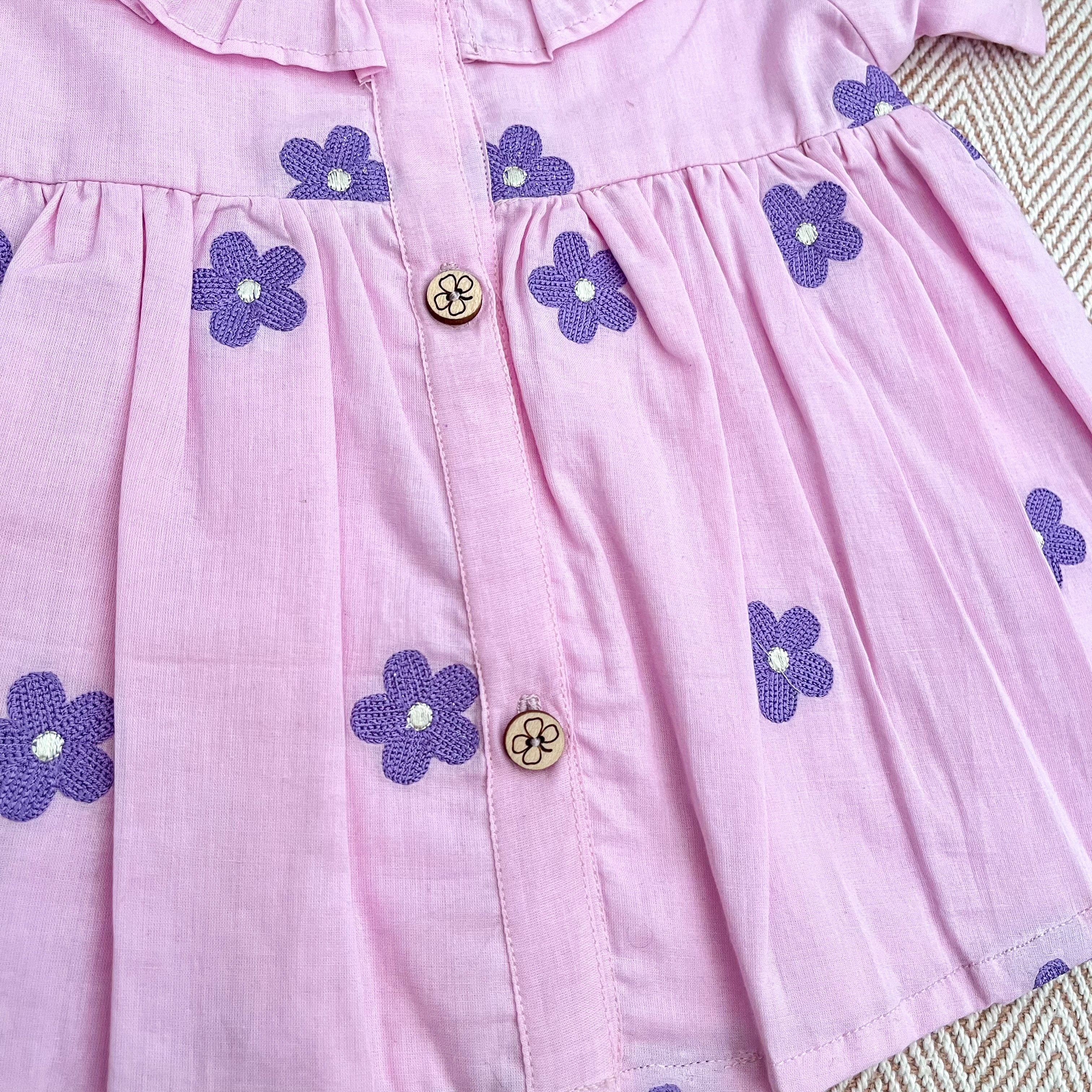 Organic Cotton Frock| Infants and Toddlers| Daisy