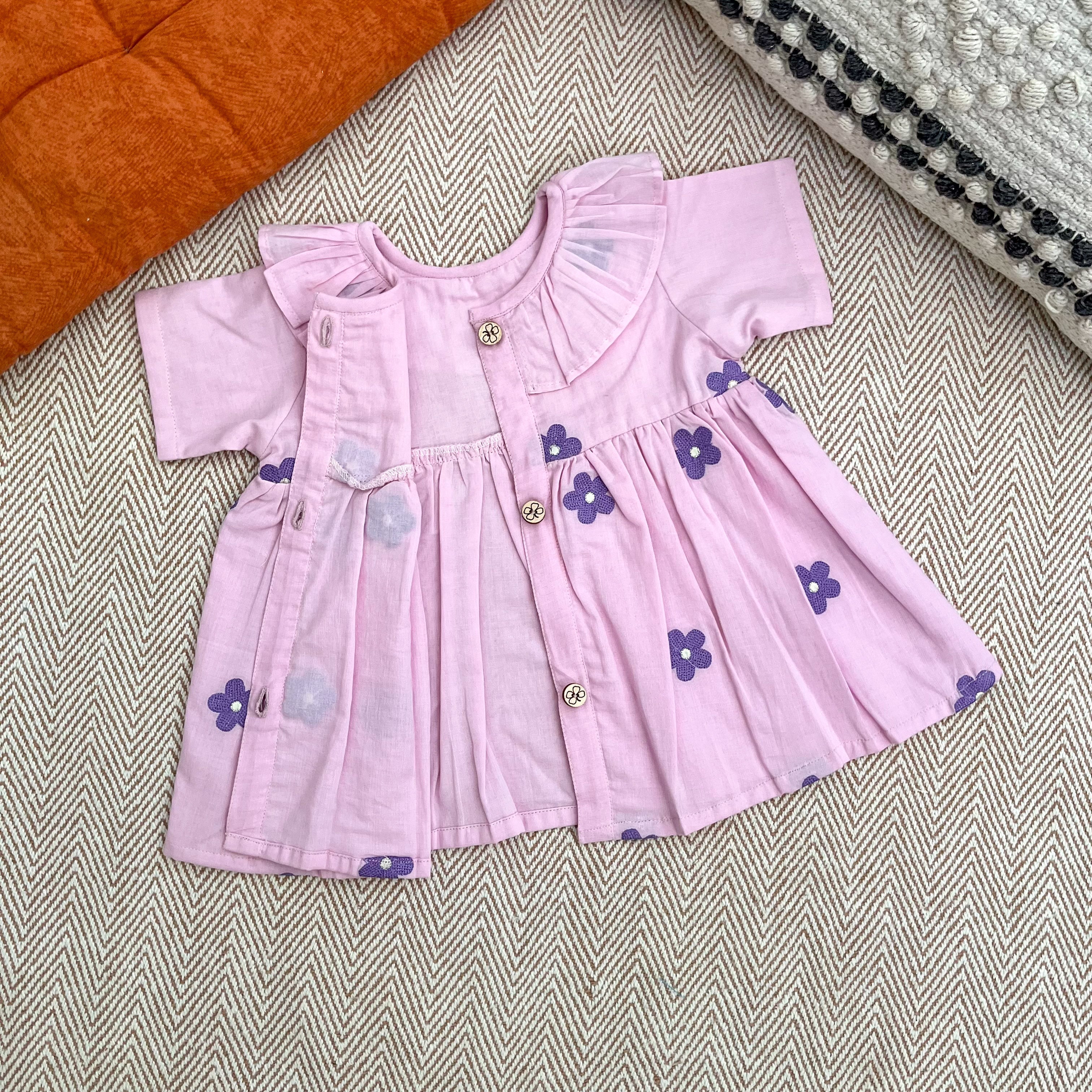 Organic Cotton Frock| Infants and Toddlers| Daisy