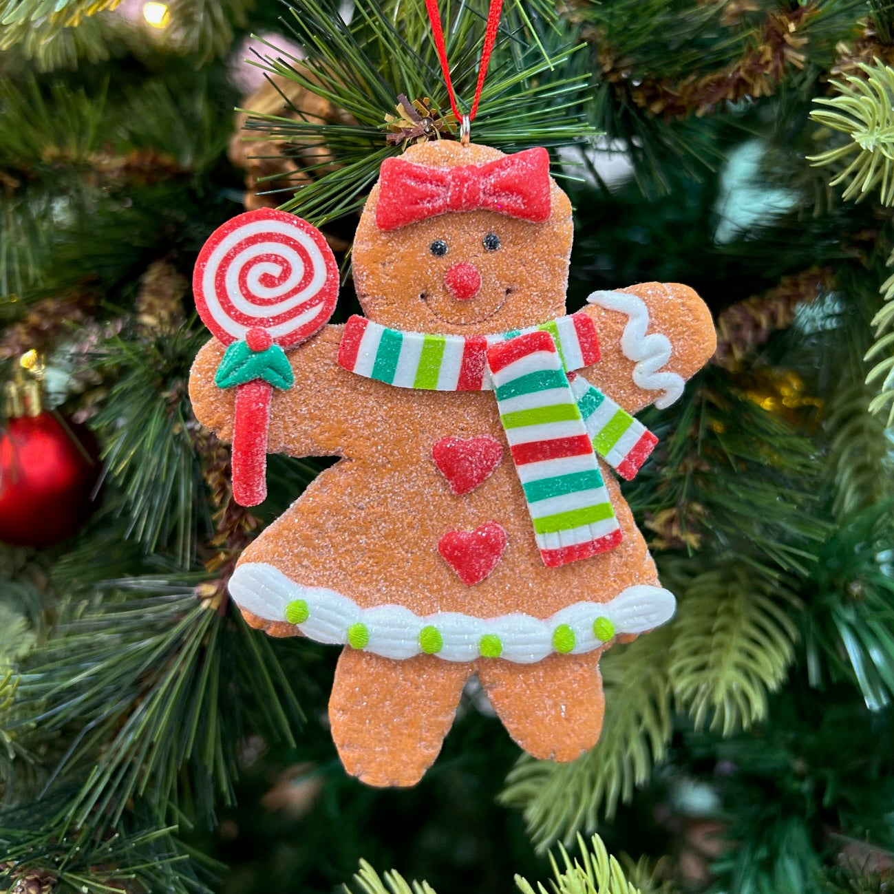 Gingerbread Cinnamon Sugar Ornaments - Set of 2