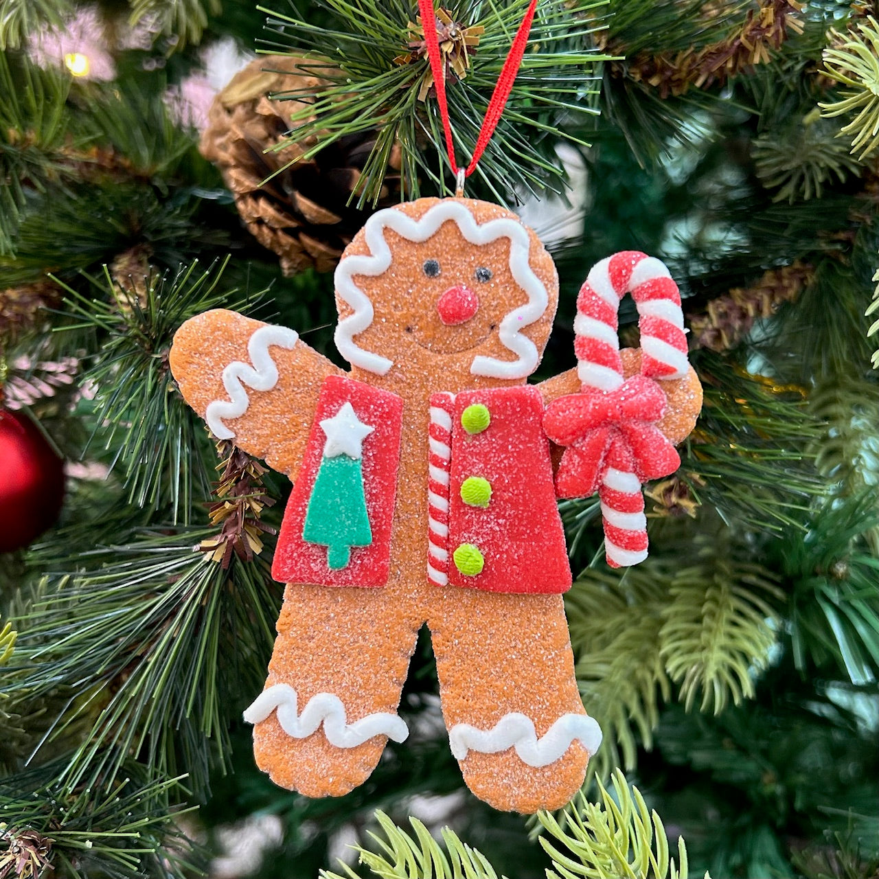 Gingerbread Cinnamon Sugar Ornaments - Set of 2