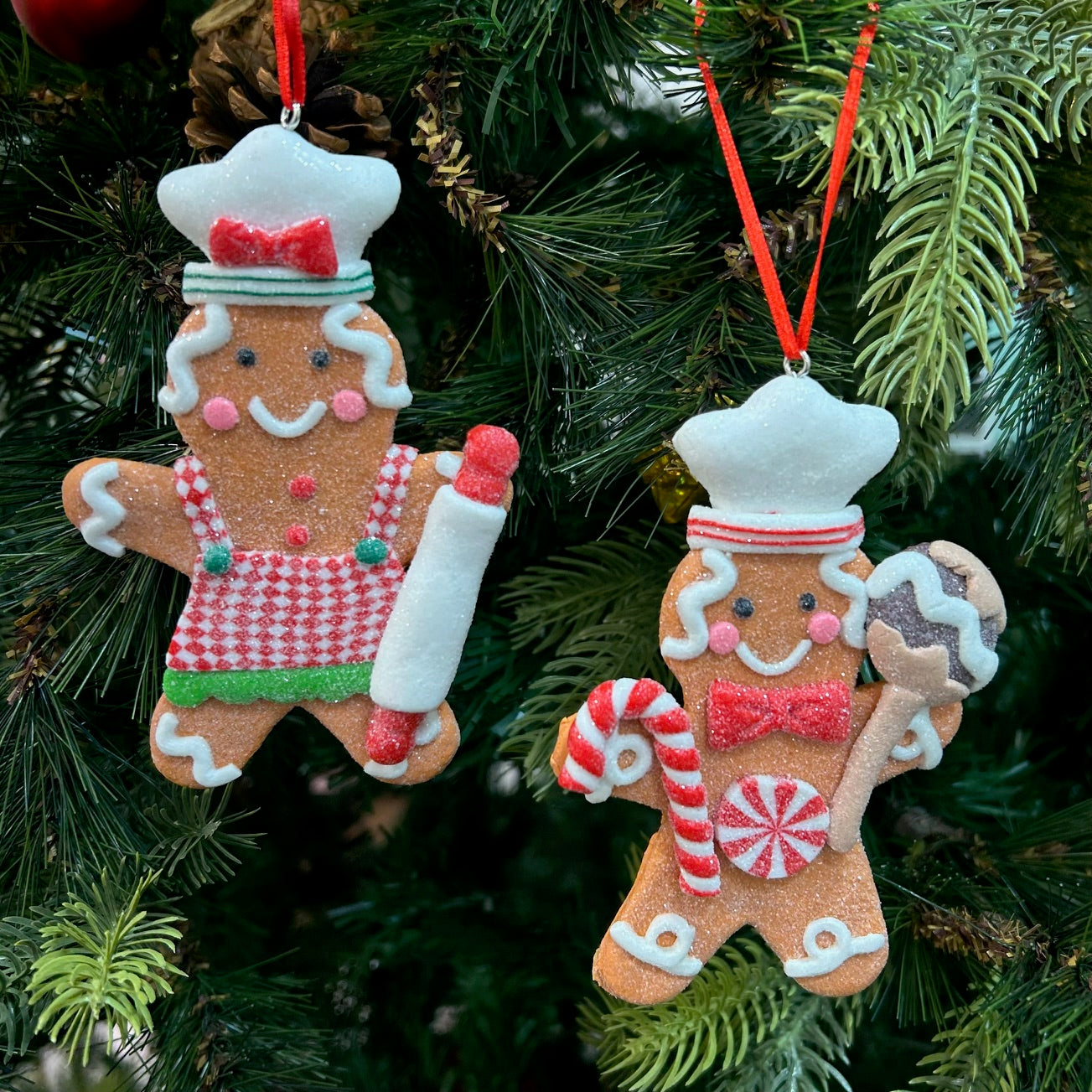 Gingerbread Baking Memories Ornaments - Set of 2