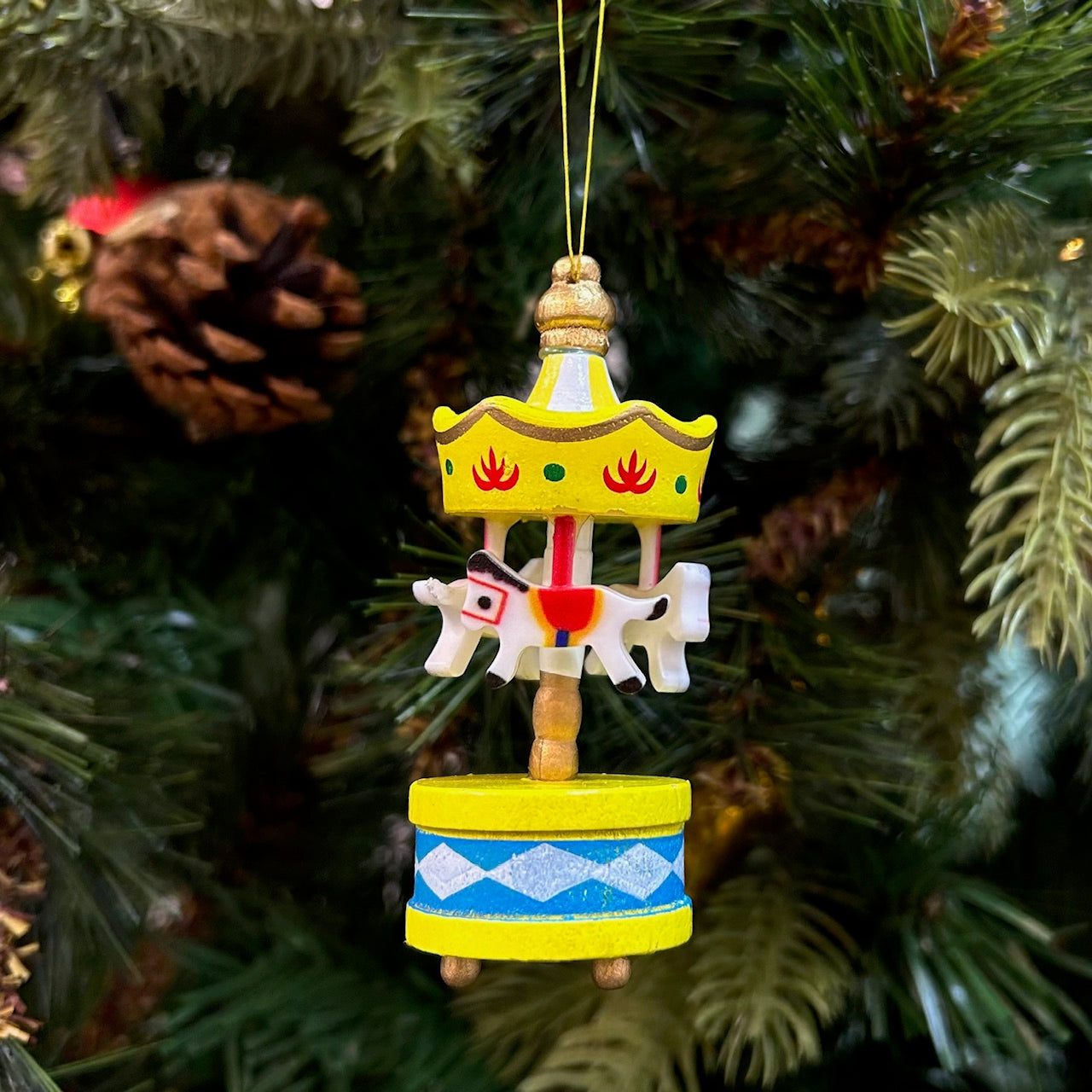 Whirlwind Wonder Carousel Ornaments - Set of 6