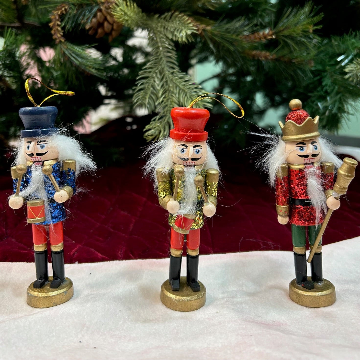 Symphony Nutcracker Ornaments - Set of 3