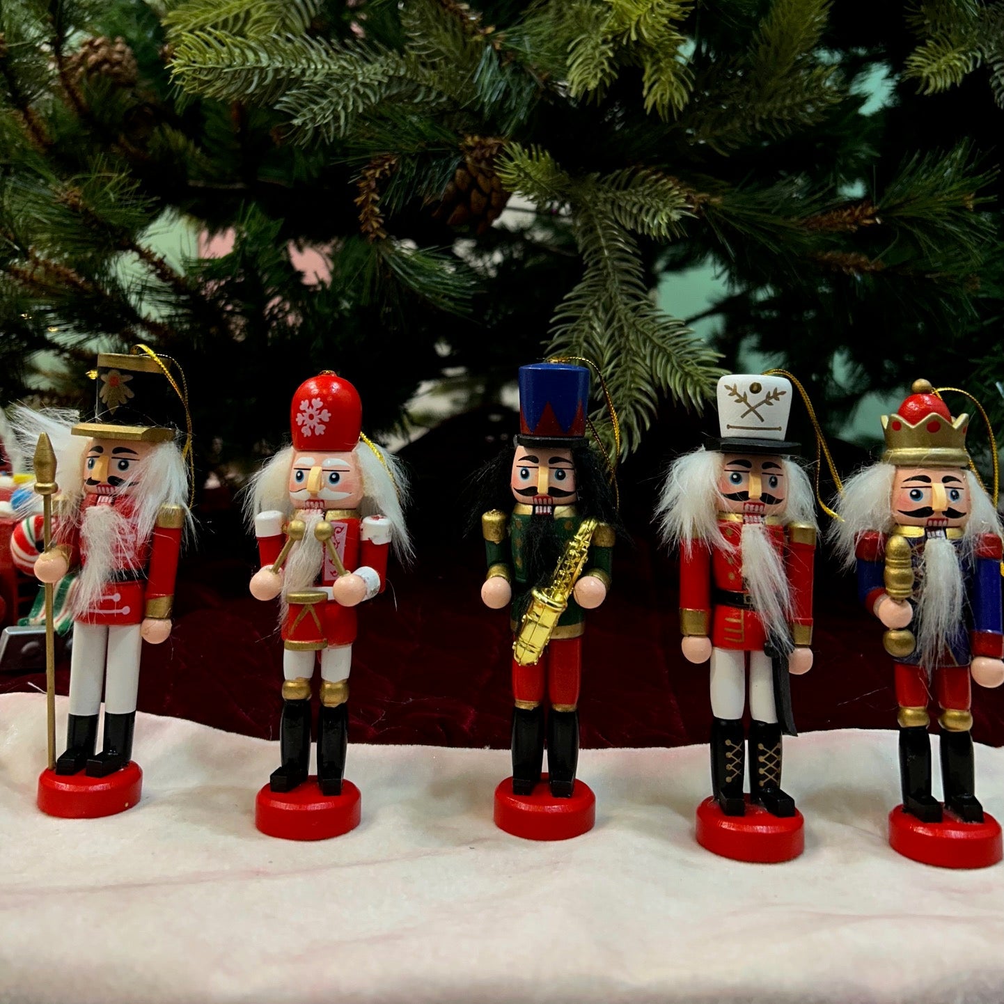 Nutcracker Dynasty Ornaments - Set of 5