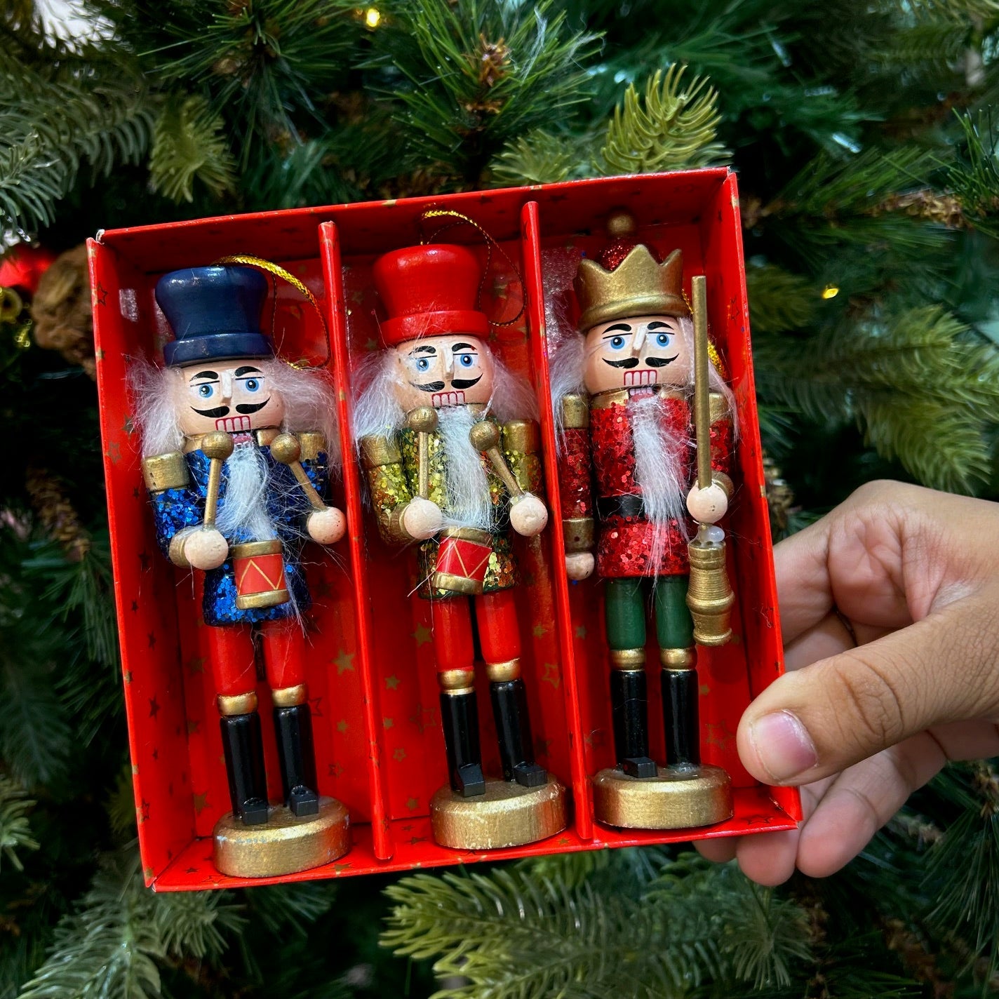 Symphony Nutcracker Ornaments - Set of 3