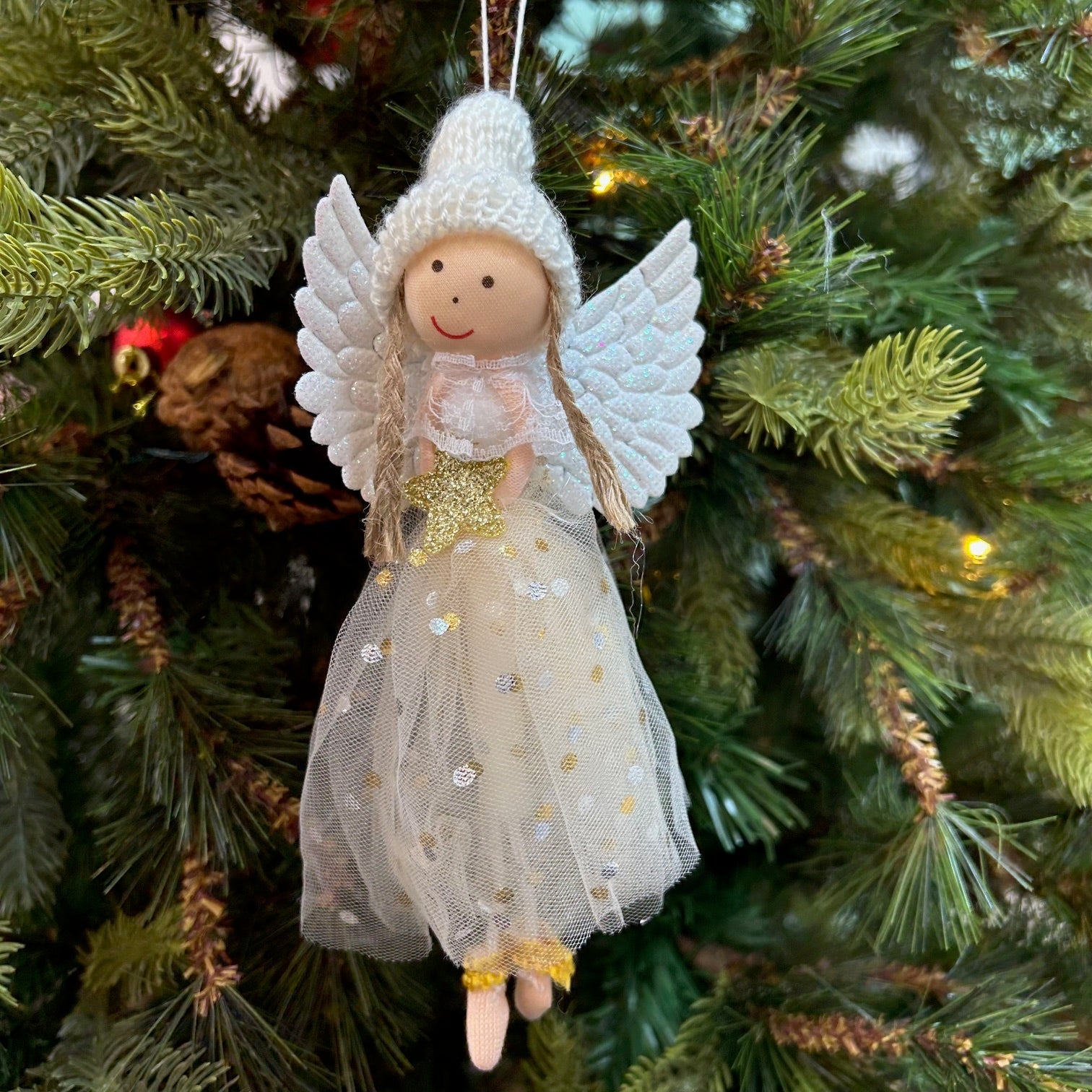 Angel Wings Ornaments - Set of 3