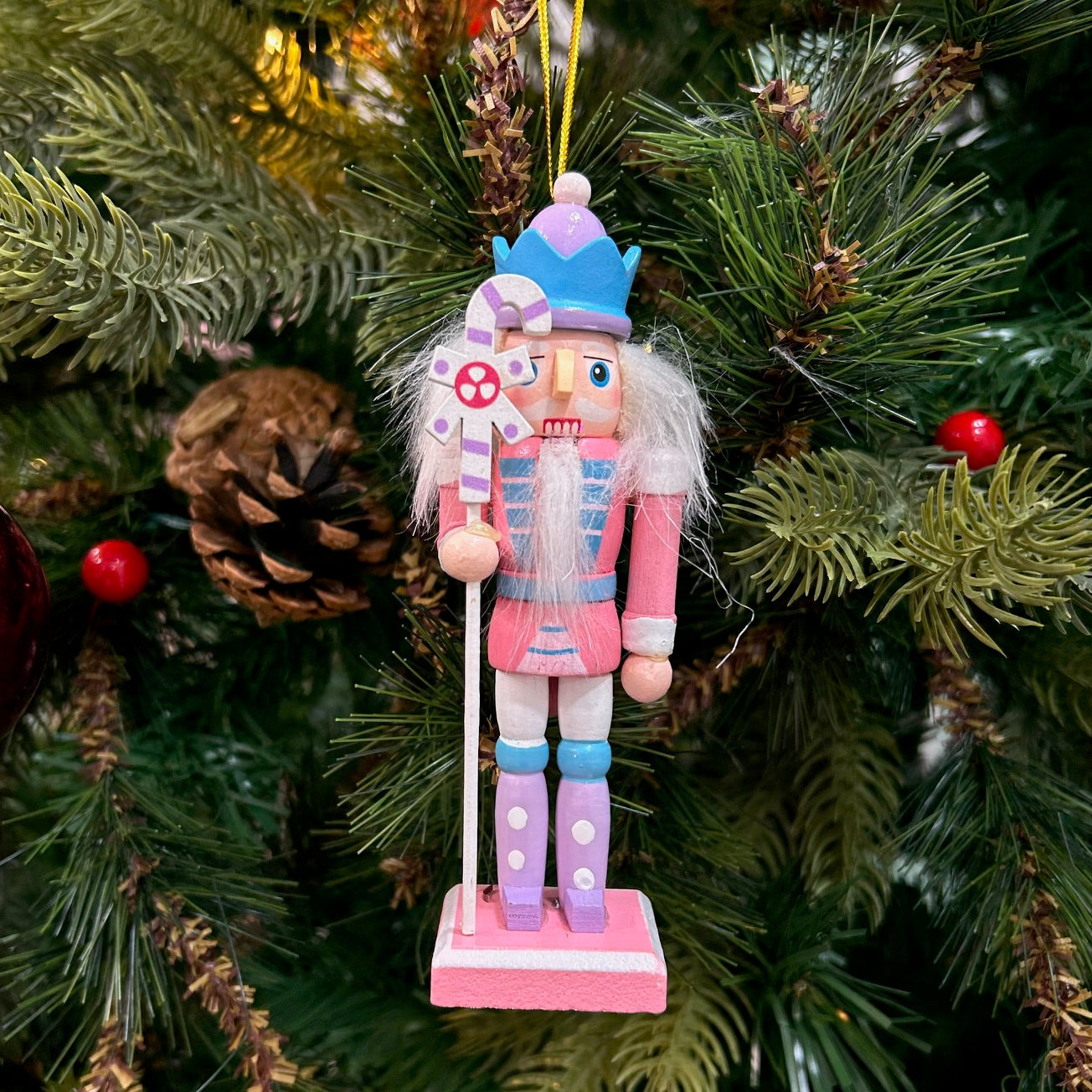 Blushy Nutcracker Ornaments - Set of 4