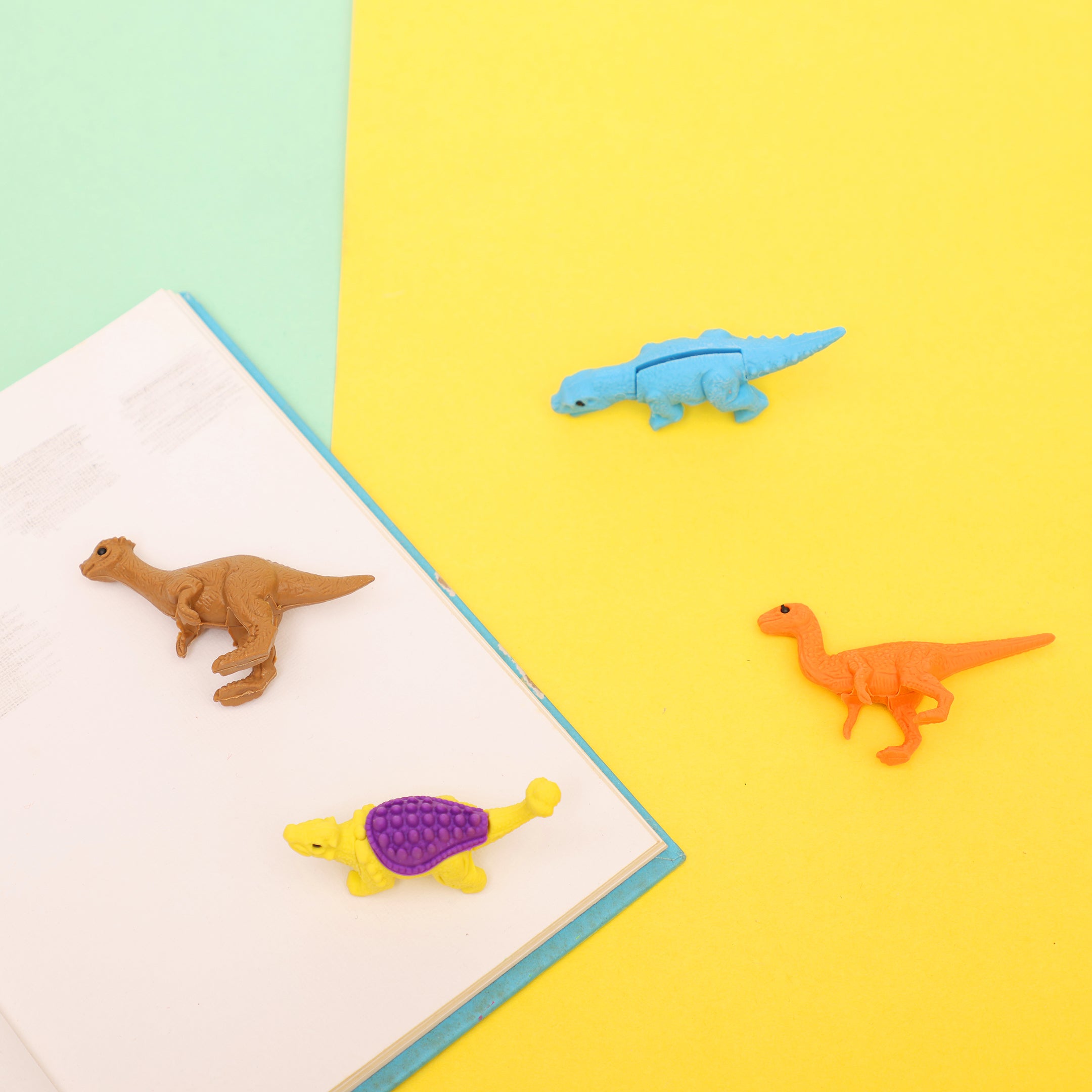 Dino Eraser Set