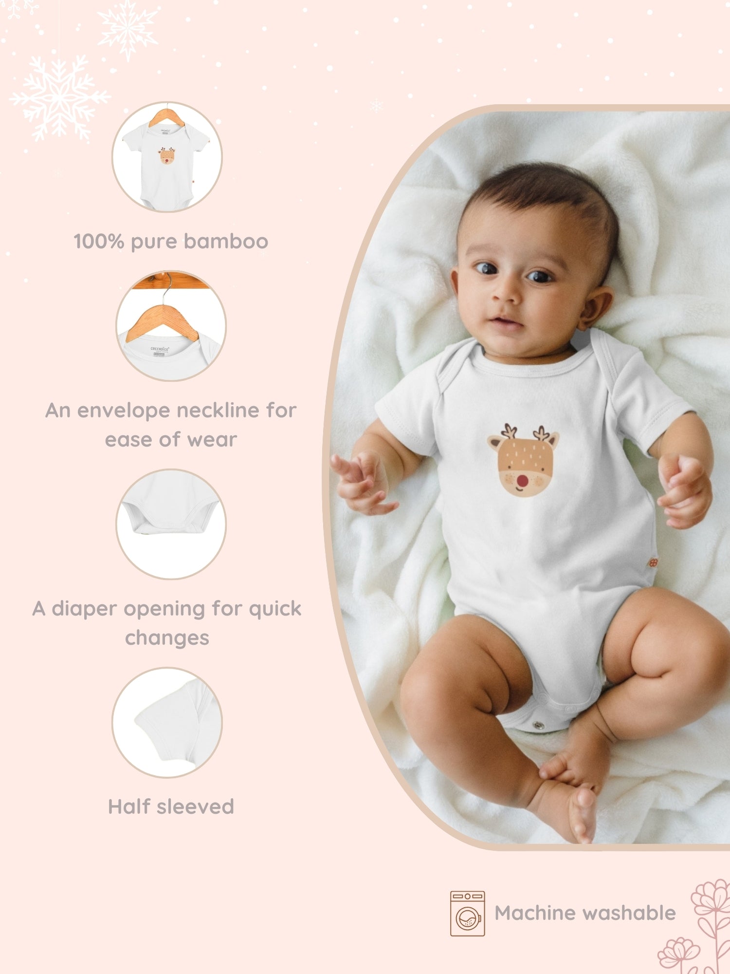 Baby Bamboo Bodysuit Tiny Trotter