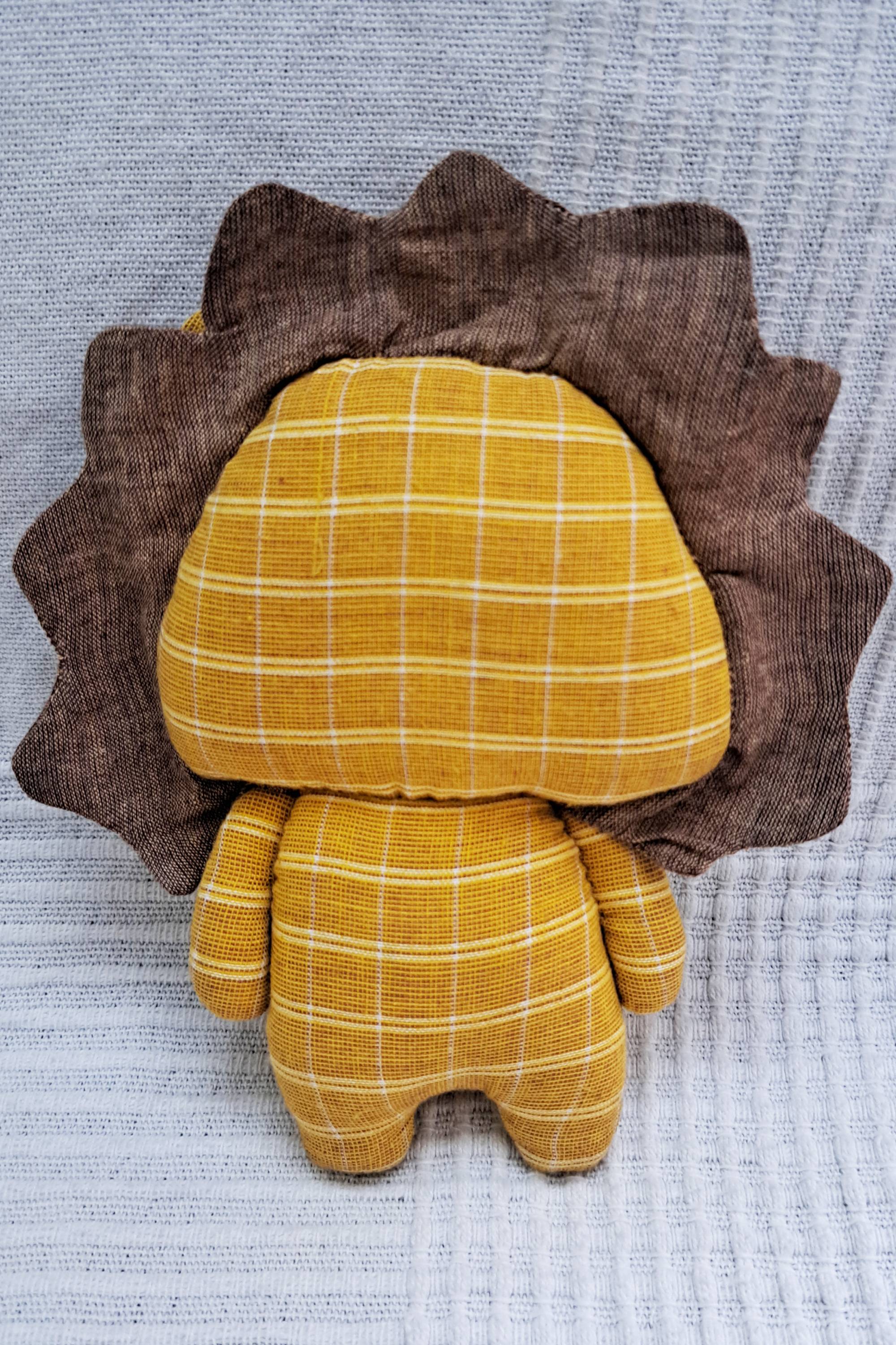 Lion Handmade Organic Fabric Toy