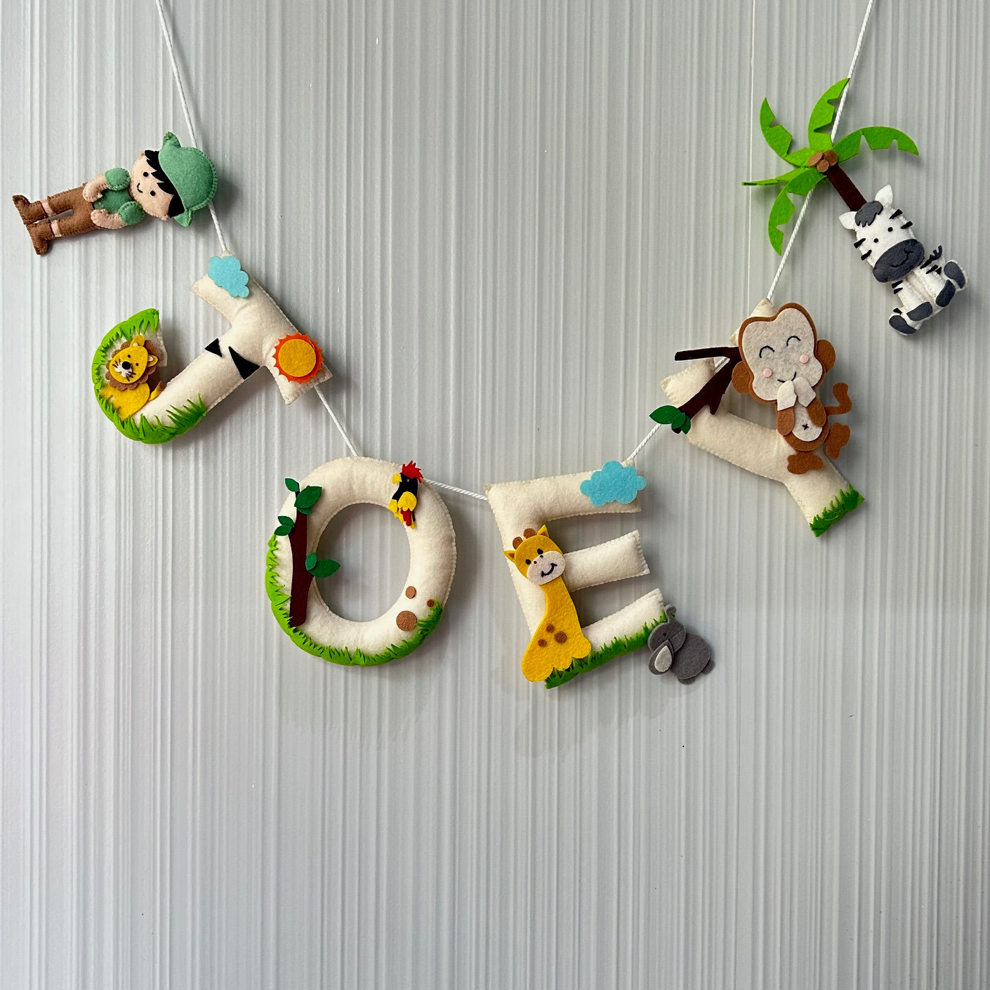 Jungle Safari Name Bunting/Garland