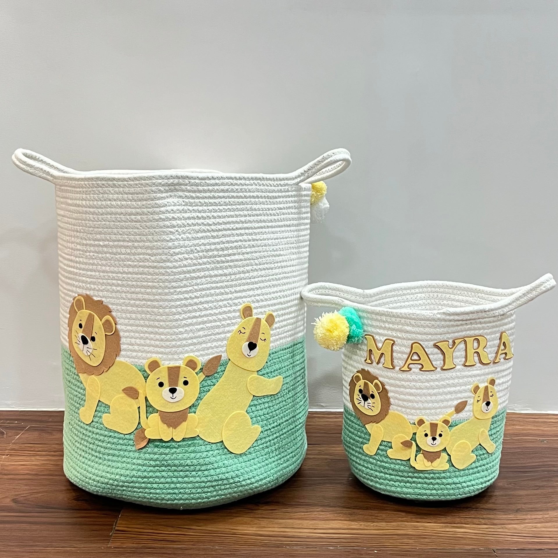 Lions Legacy - Jute Cotton Storage Basket