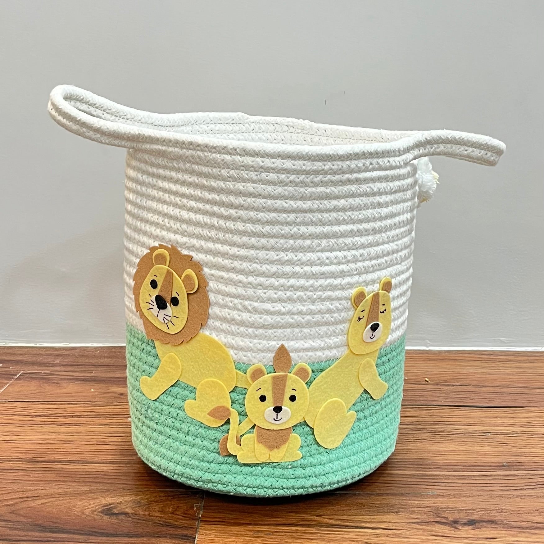 Lions Legacy - Jute Cotton Storage Basket