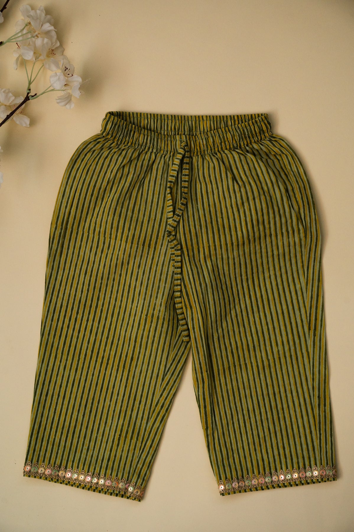 Co-Ord Set - Greenish Yellow