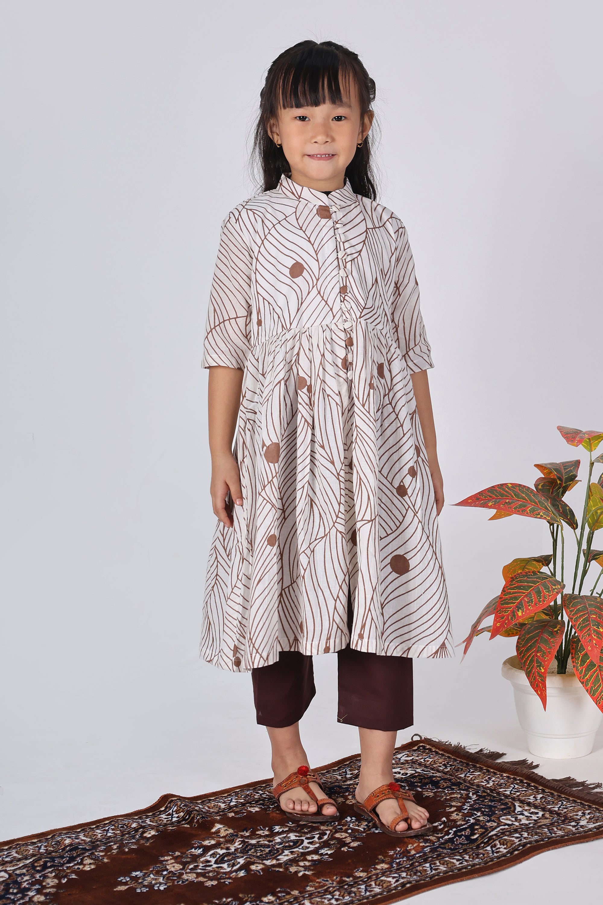 Mocha Kurta Set