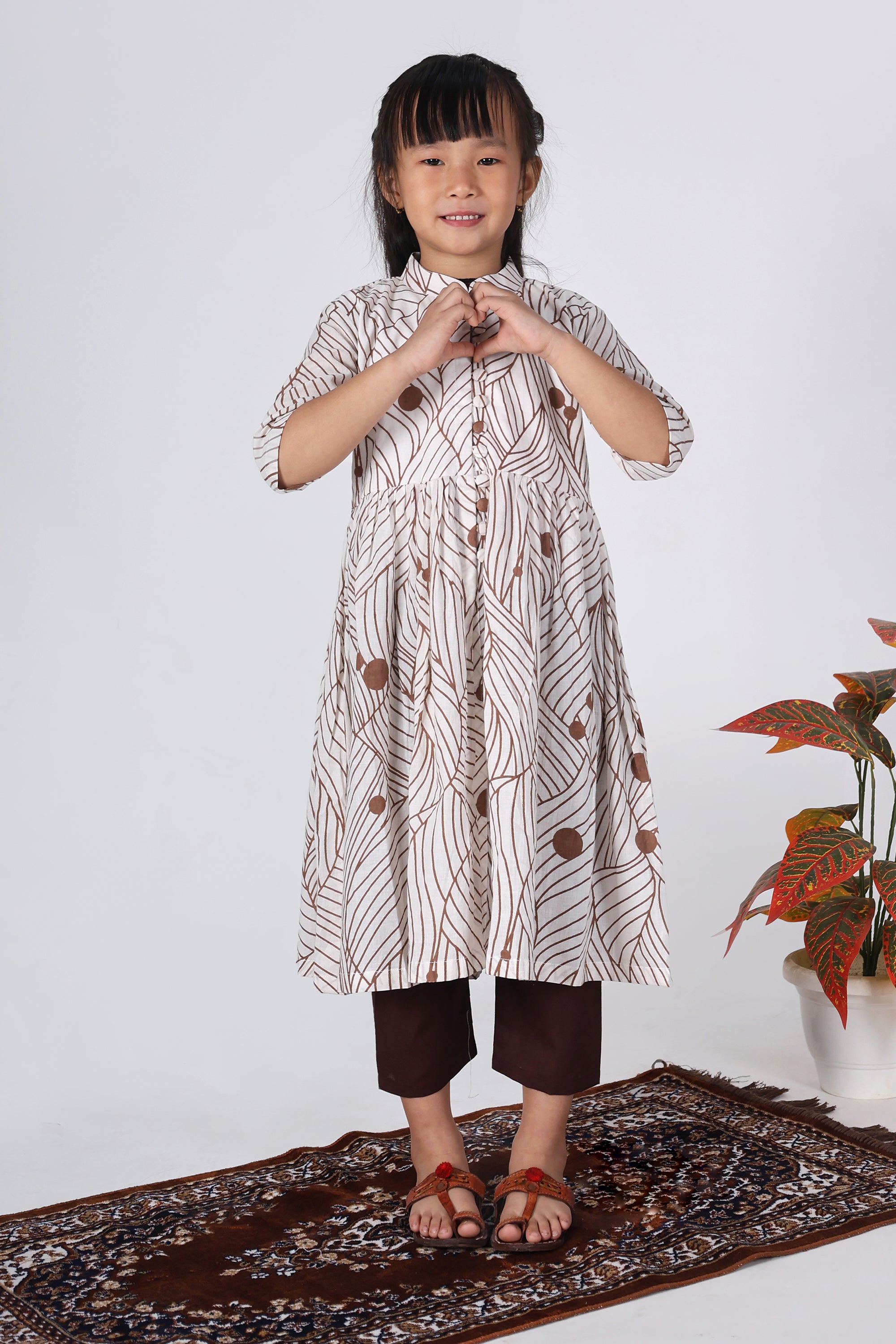 Mocha Kurta Set