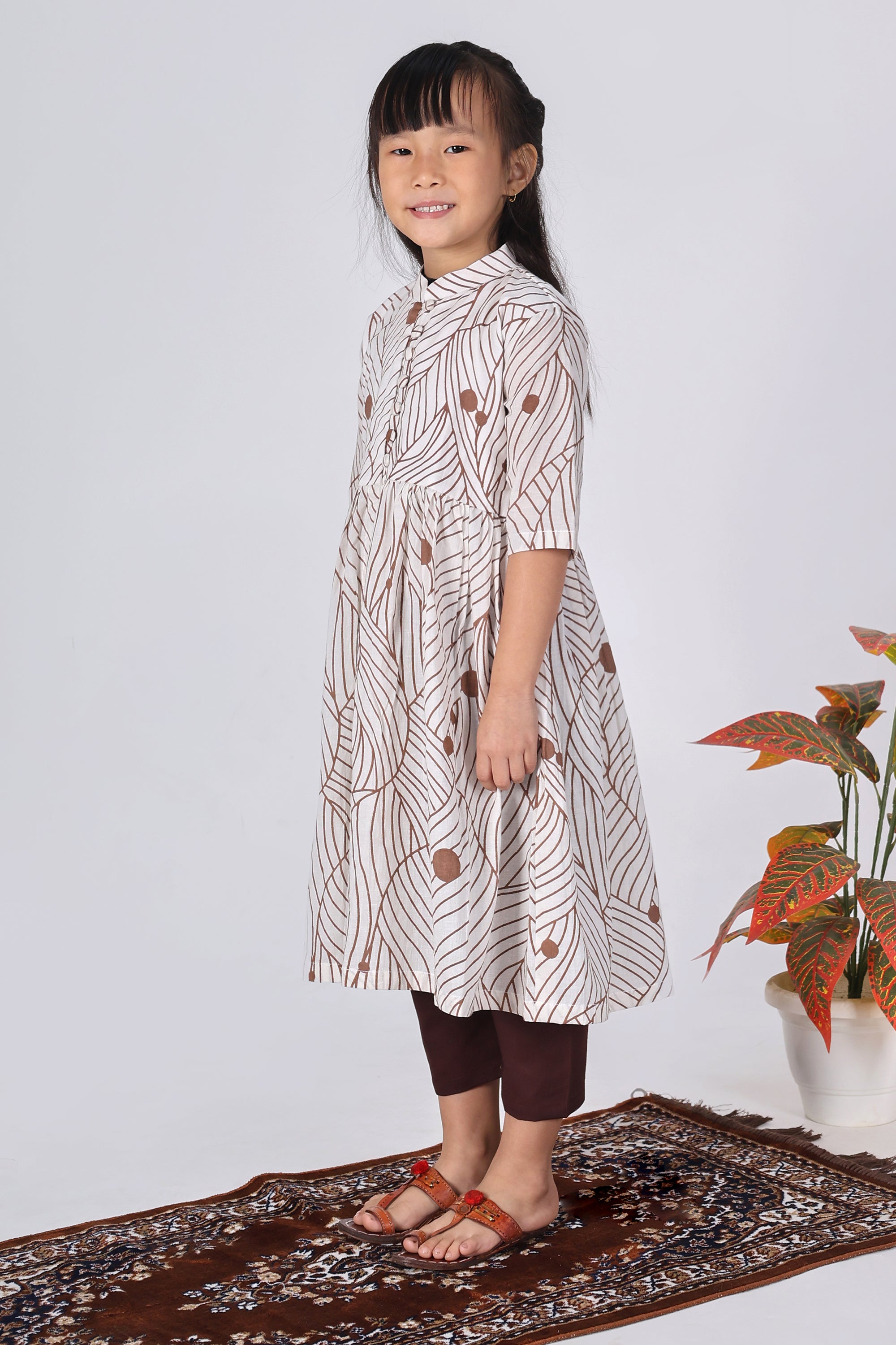 Mocha Kurta Set