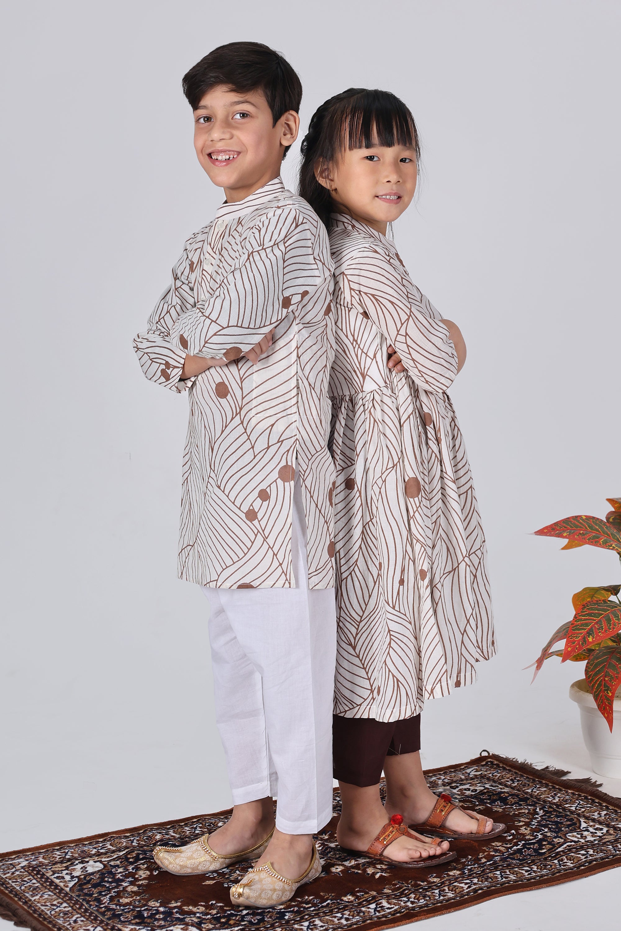 Mocha Kurta Set