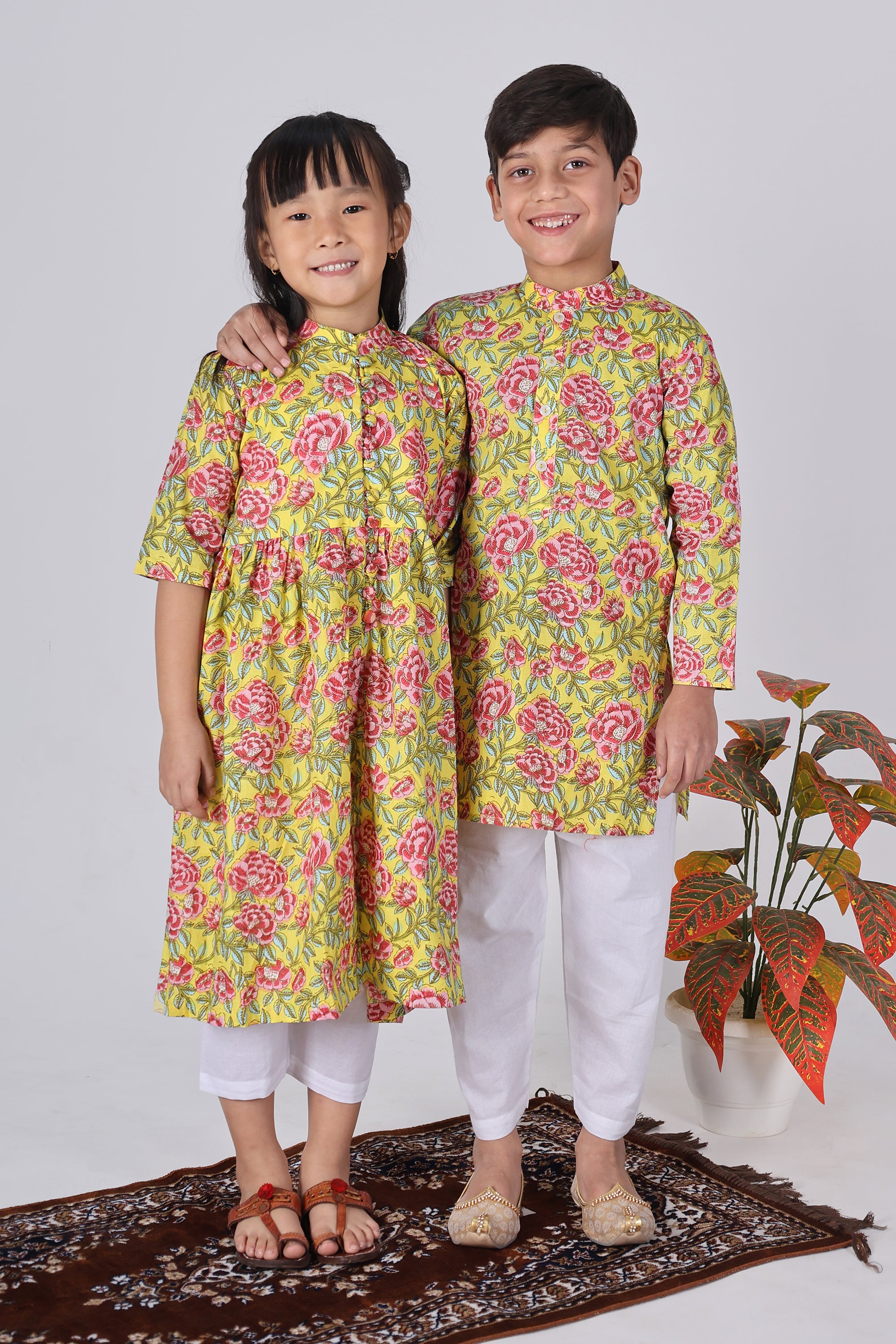 Lemon Kurta Set