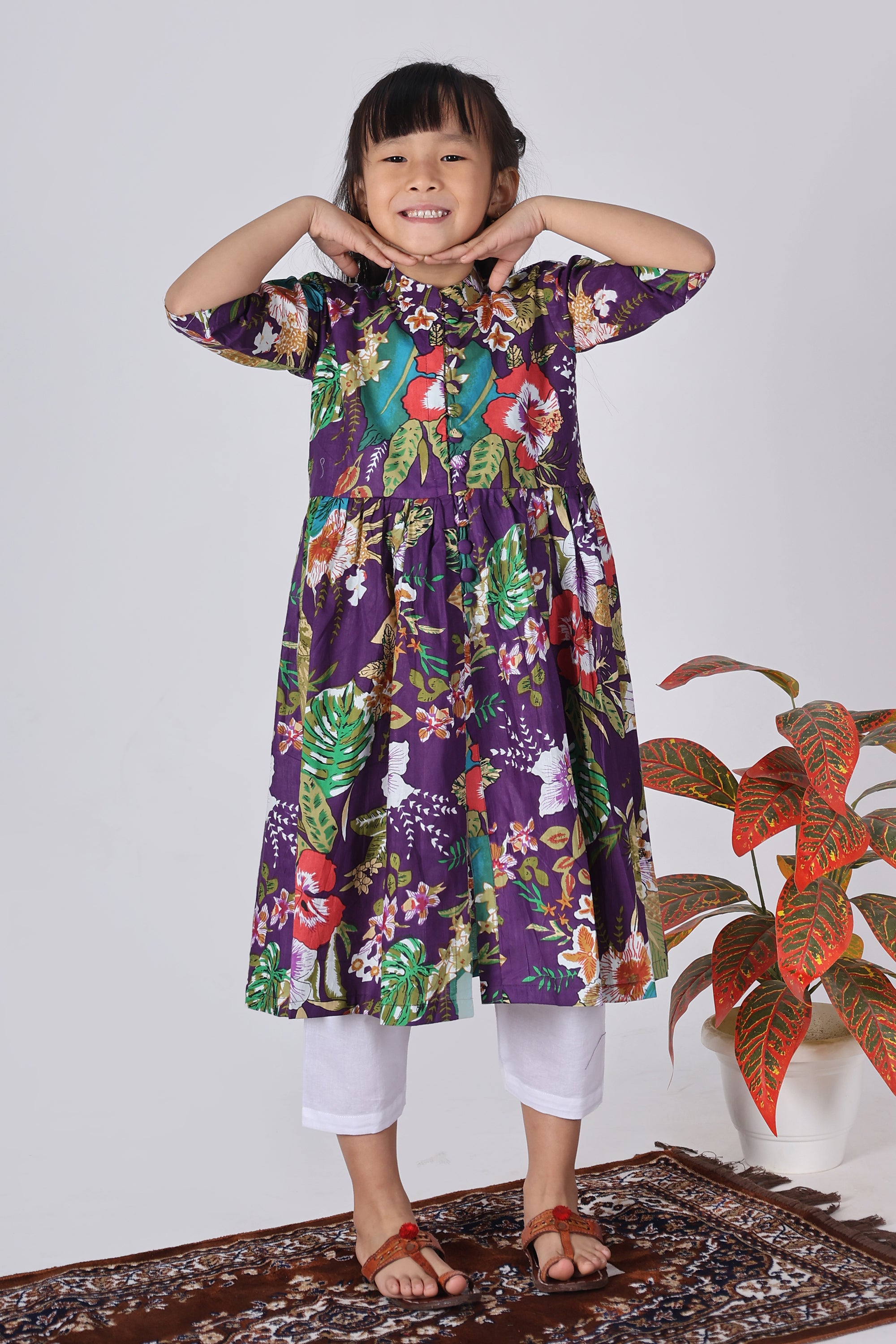 Grape Kurta Set