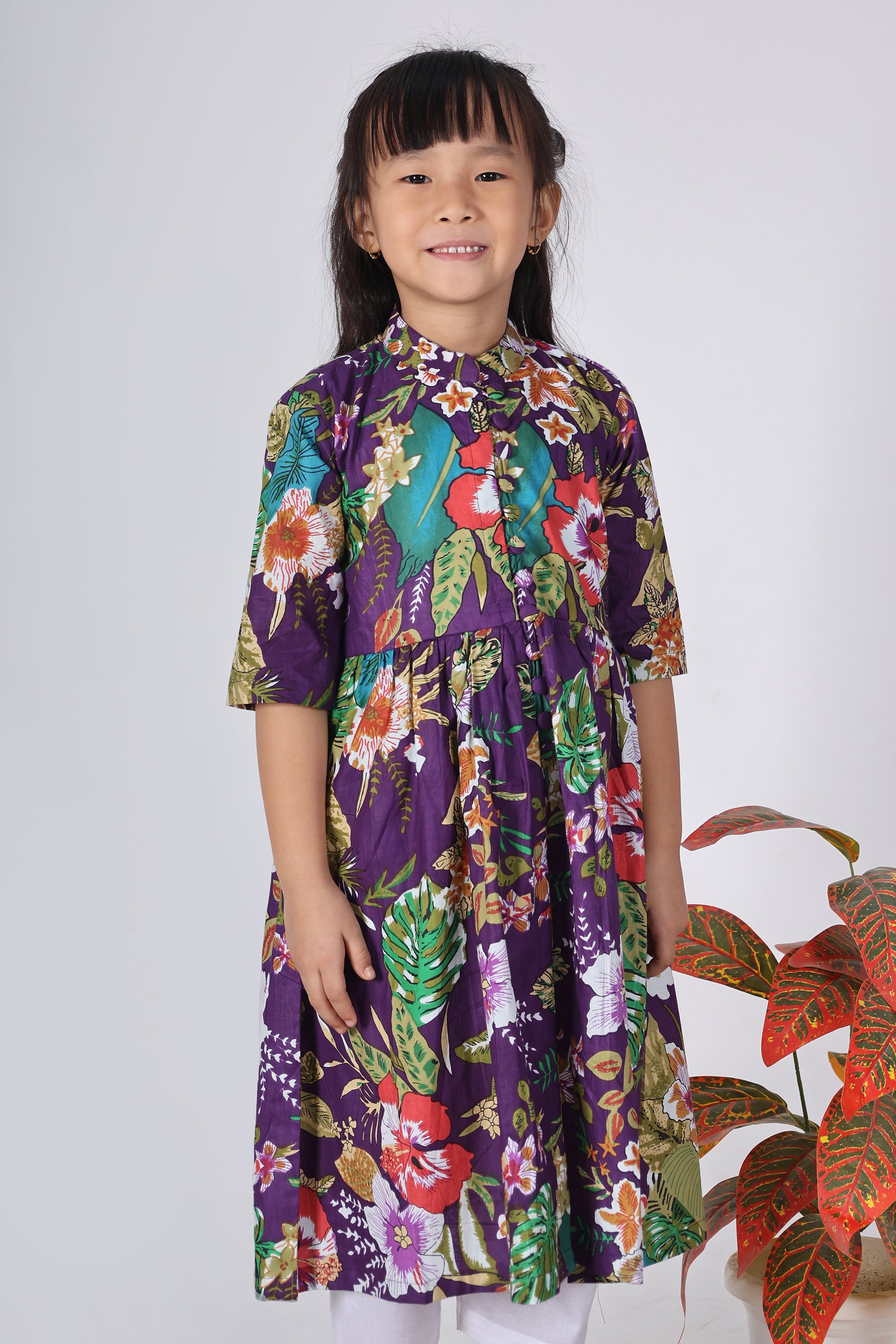 Grape Kurta Set