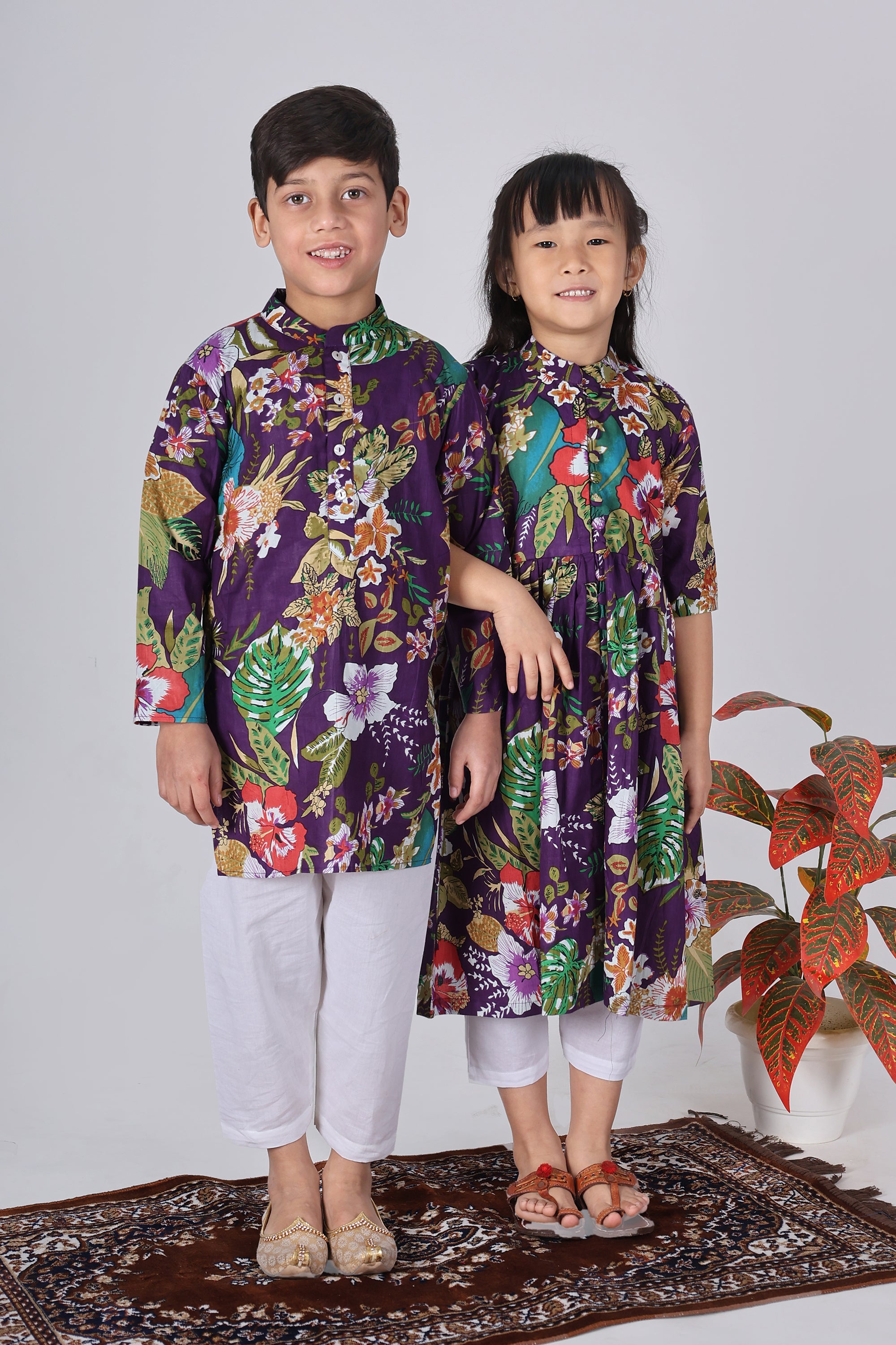 Grape Kurta Set