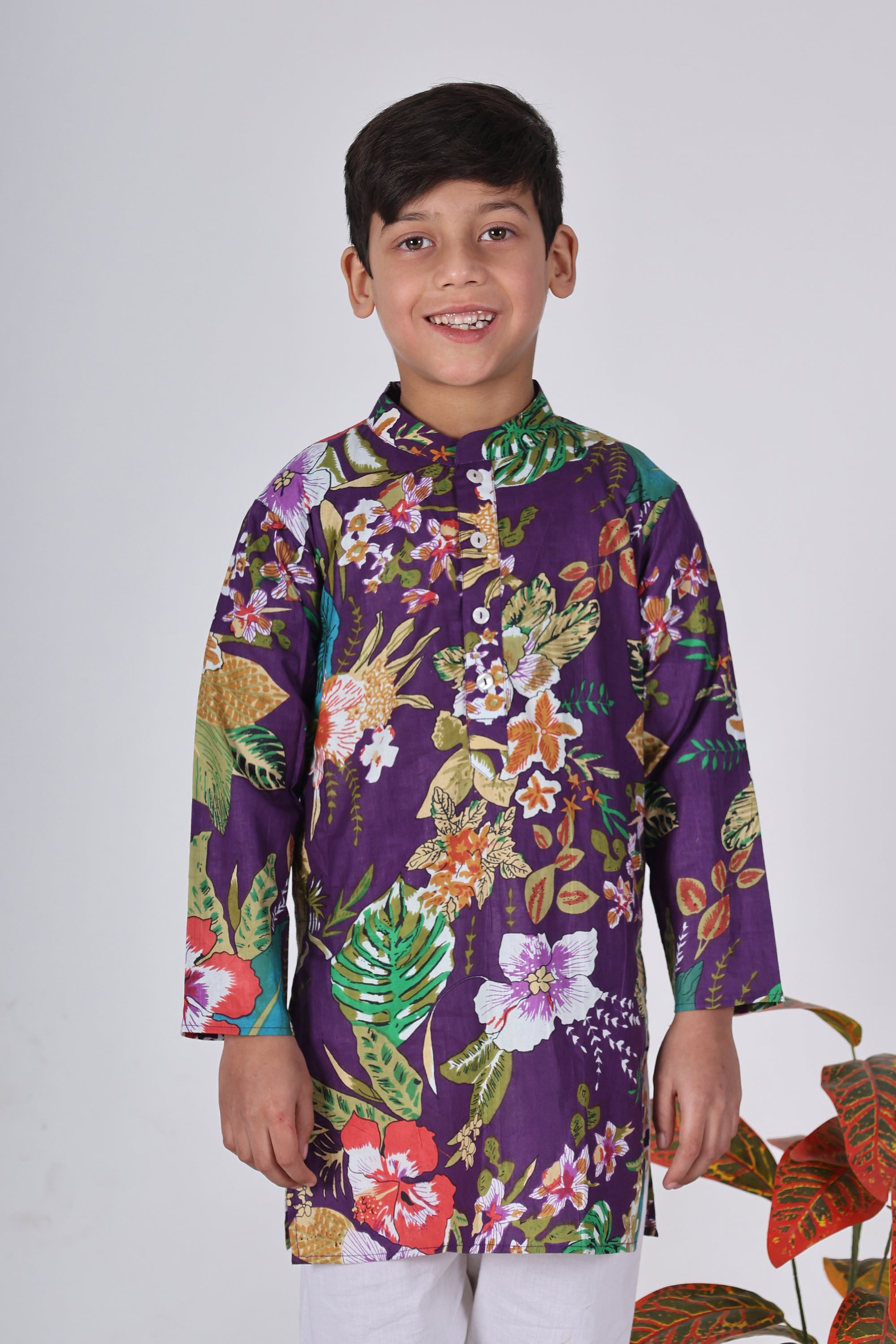 Hibiscus Kurta Set