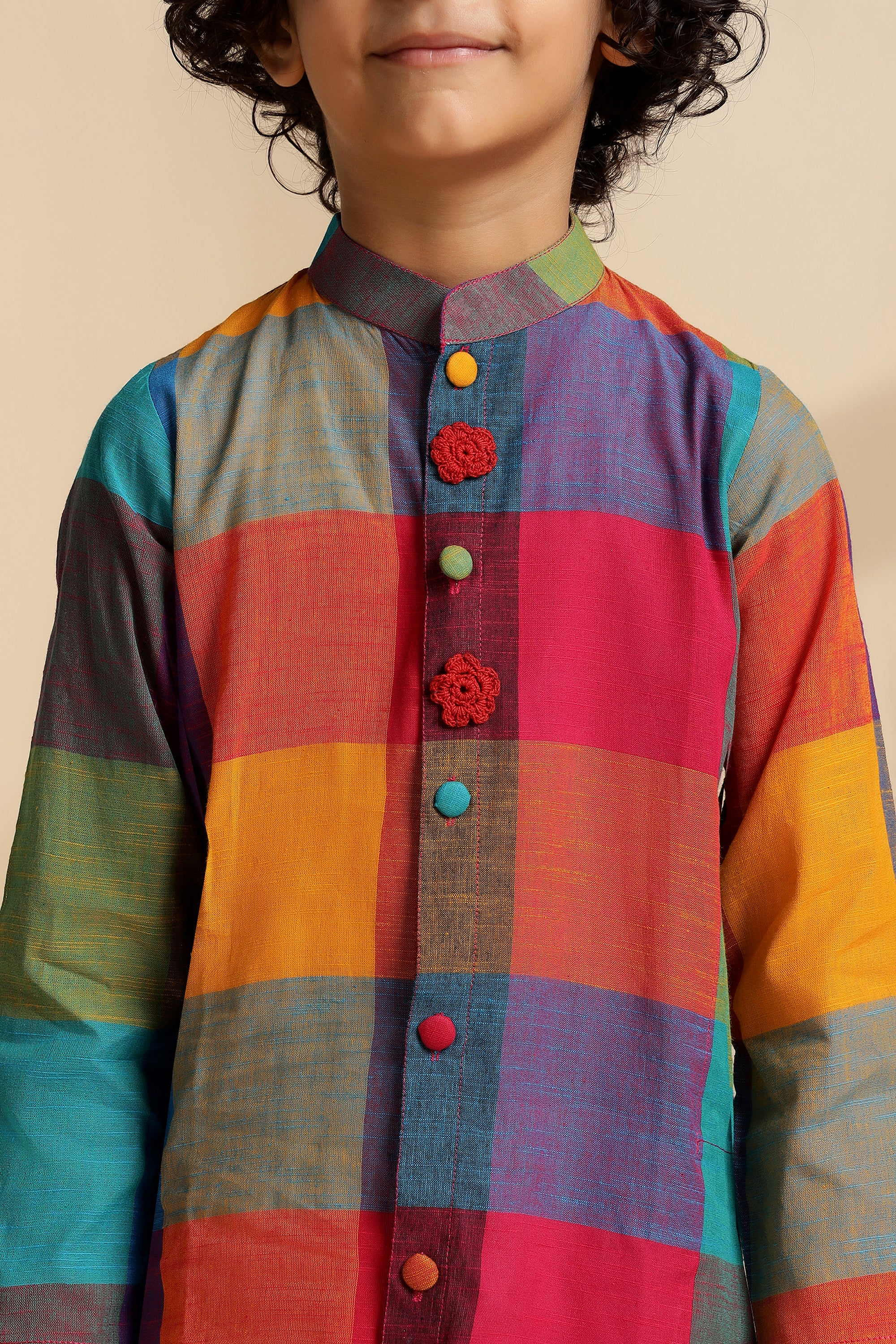 Pea Kurta Set
