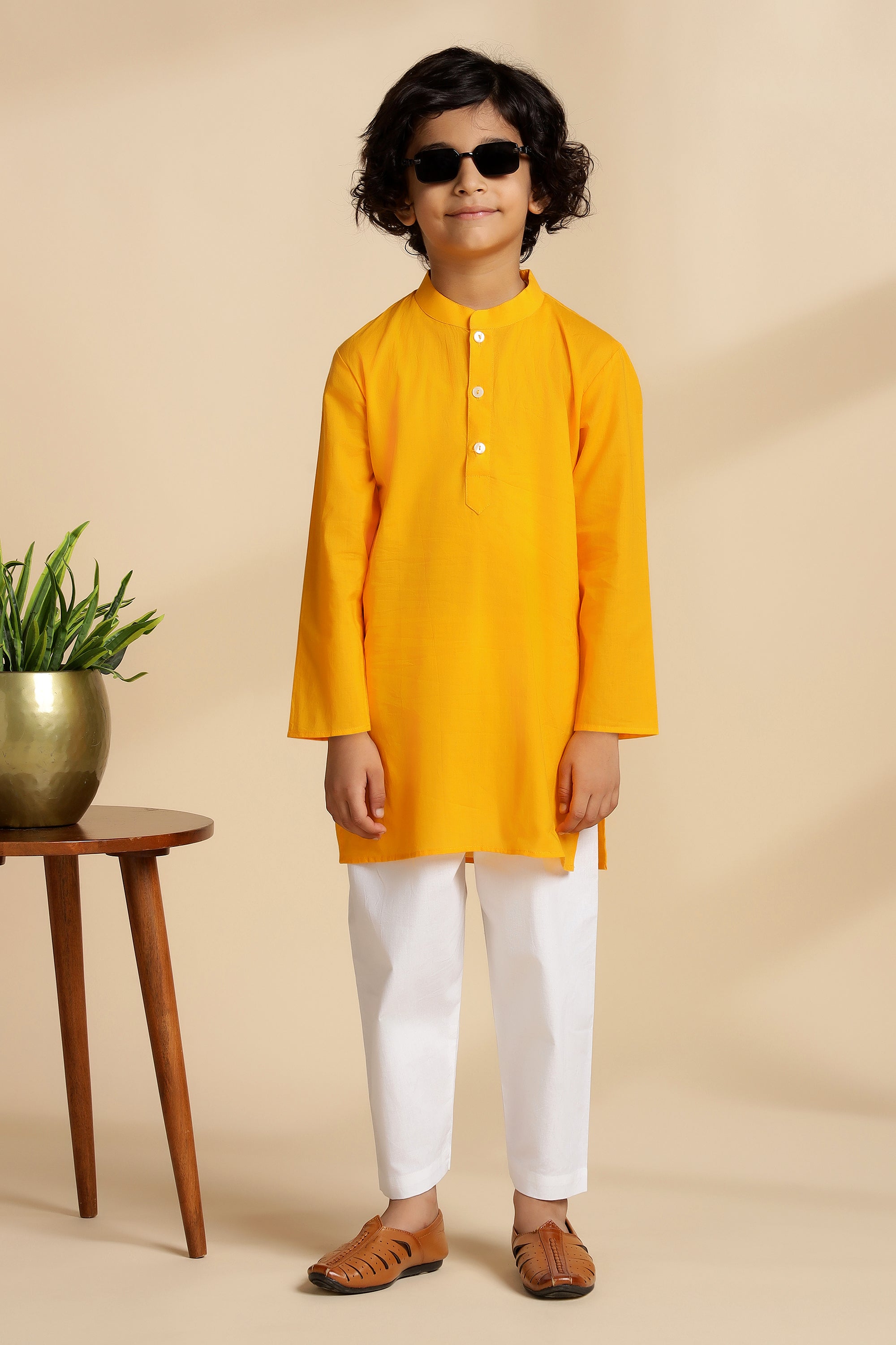Giallo Kurta Set