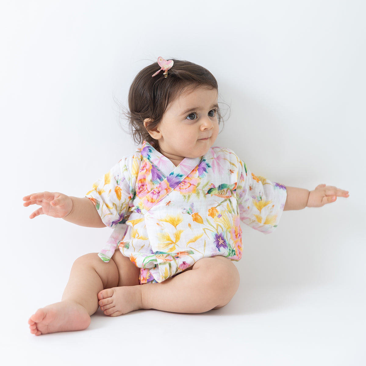 Sunshine Explorer Kimono Onesie - Totdot