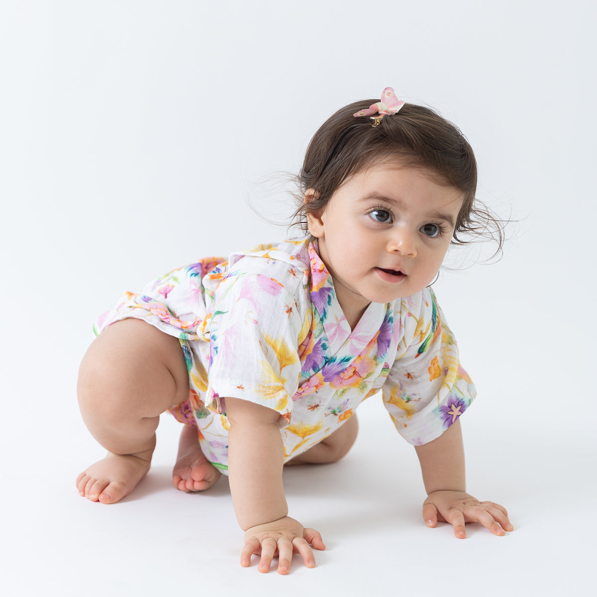 Sunshine Explorer Kimono Onesie - Totdot