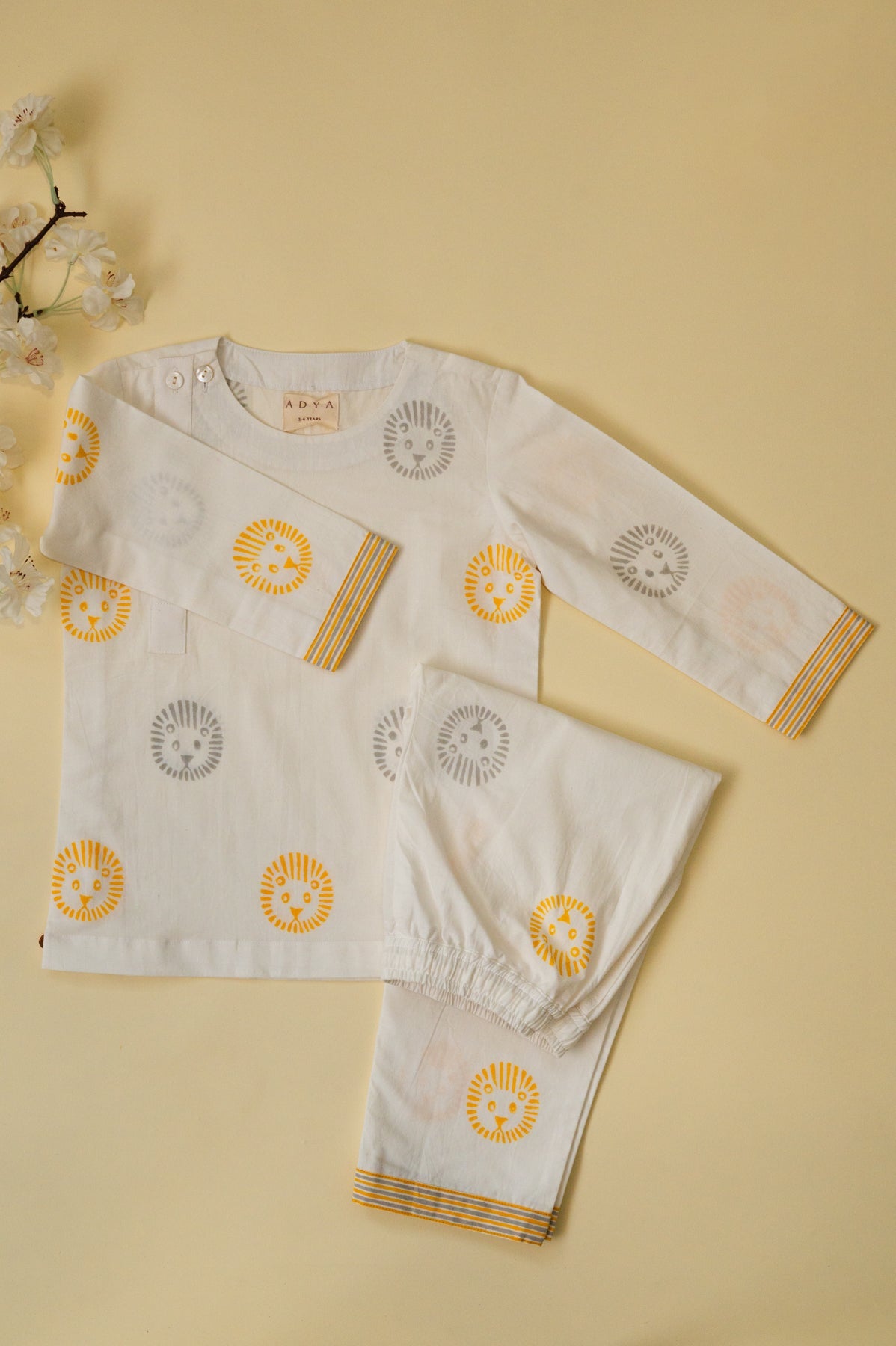 White Lion Kids Night Suit