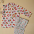 Multicolor Snail Kids Night Suit