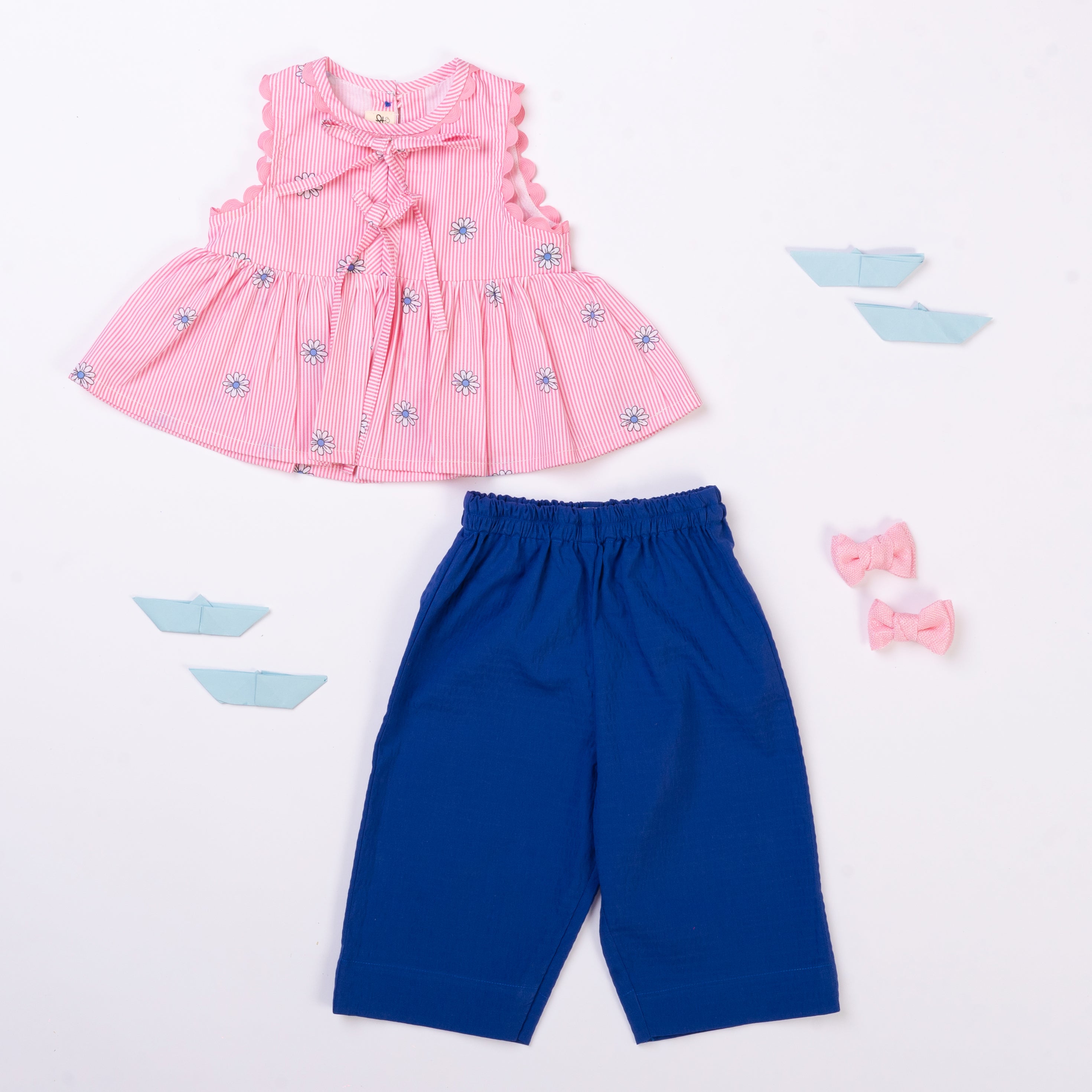 Pink & Blue Ocean Breeze Co Ord Set