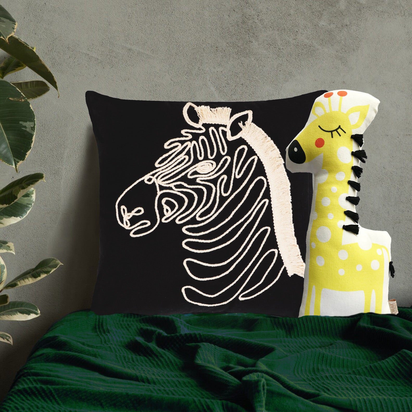 Knotty Zebra - Cushion