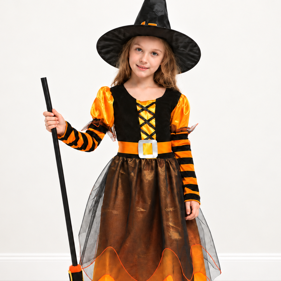 Little Pumpkin Witch Costume