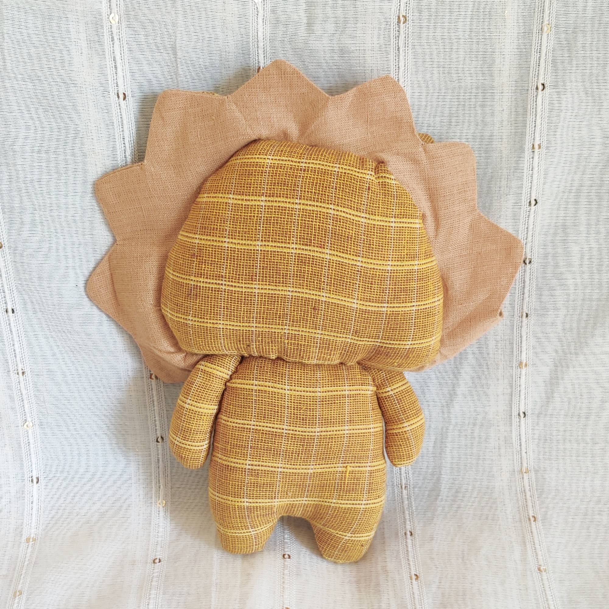 Lion Handmade Organic Fabric Toy