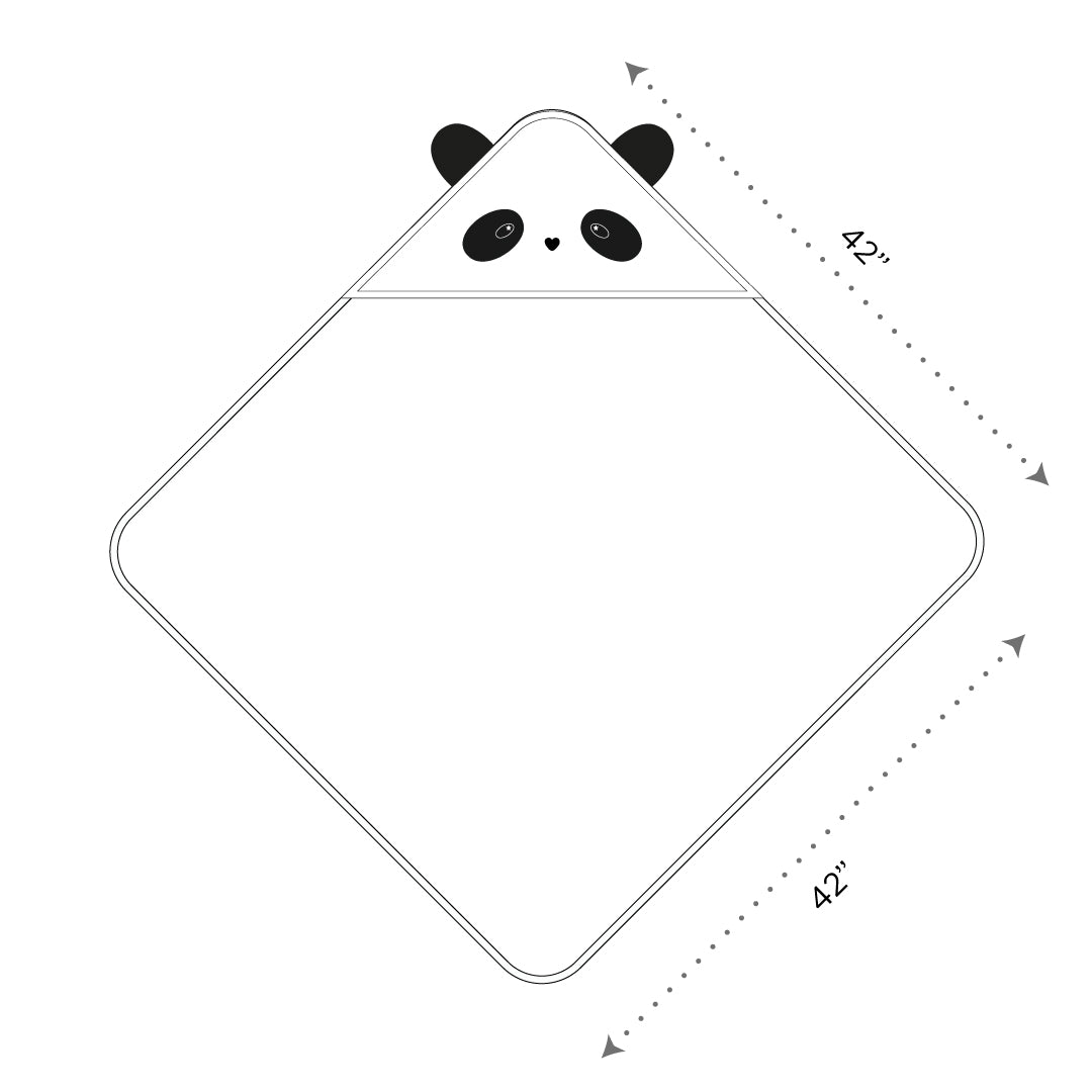 Hooded Towel – Panda