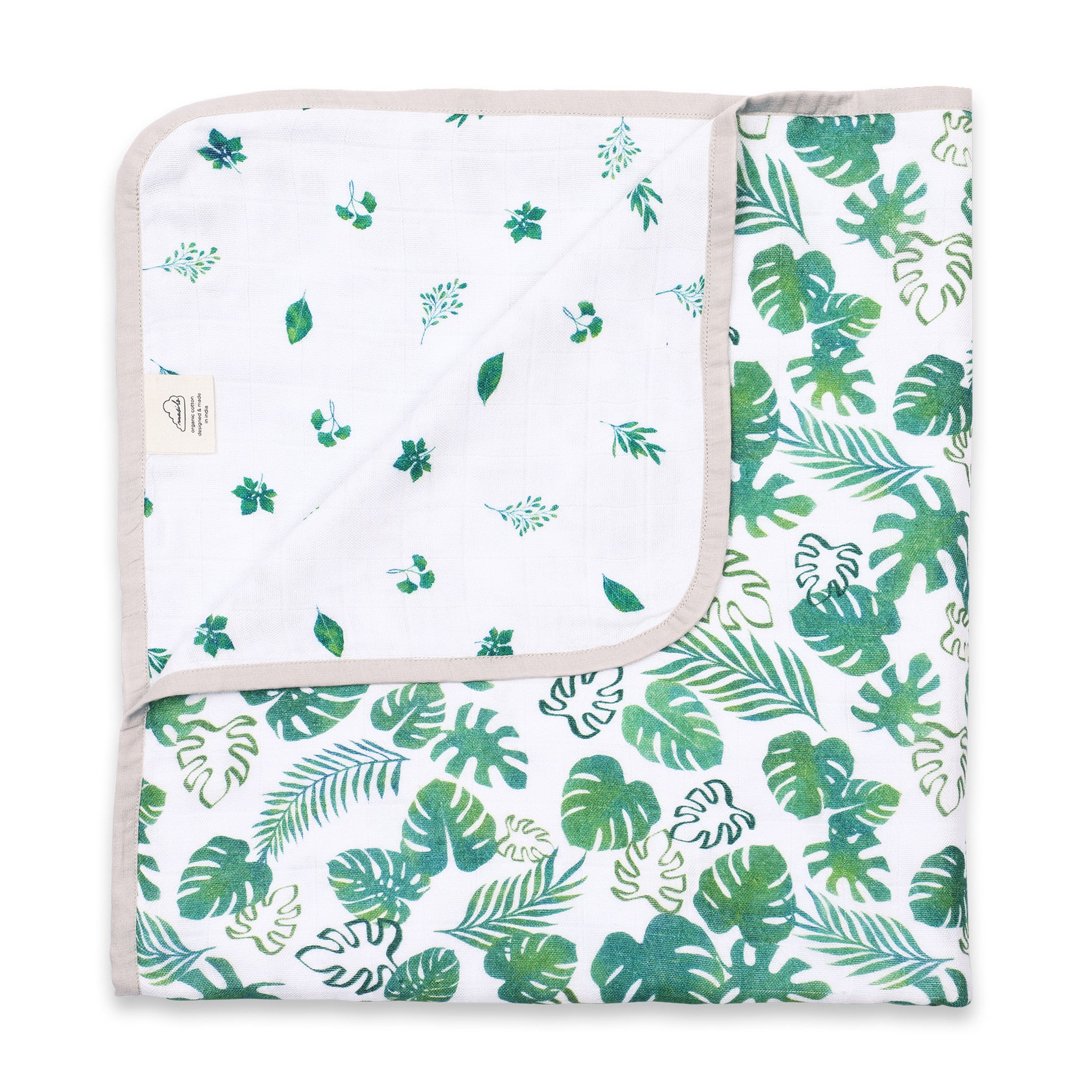 Bamboo Muslin Cot Bedding Set – Tropical Vibes Only