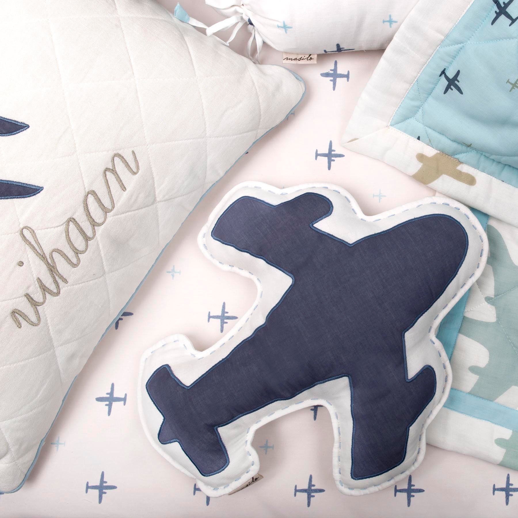Organic Cotton Cot Bedding Set – Dream Wings - With Dohar Blanket