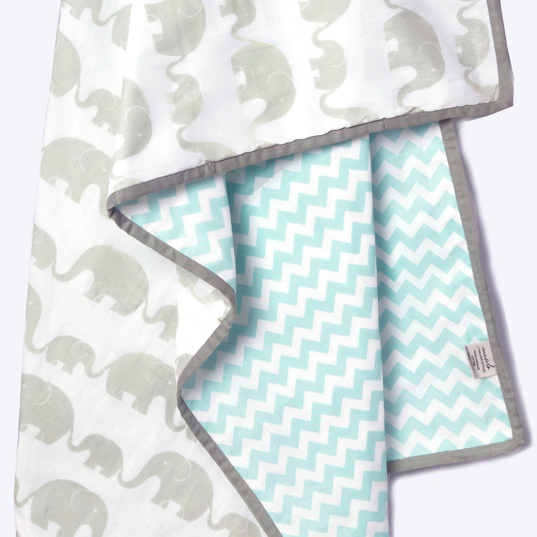 Organic Cotton Dohar  - Elephant Parade