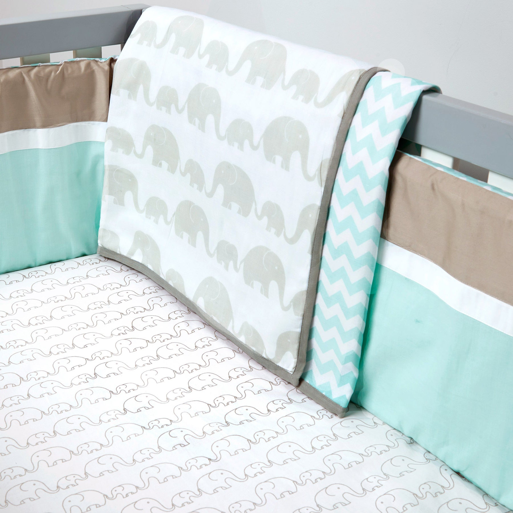 Organic Cotton Dohar  - Elephant Parade
