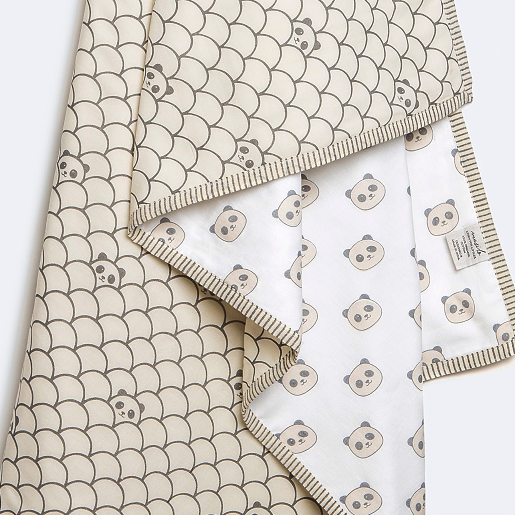 Organic Cotton Dohar  - Peekaboo Panda