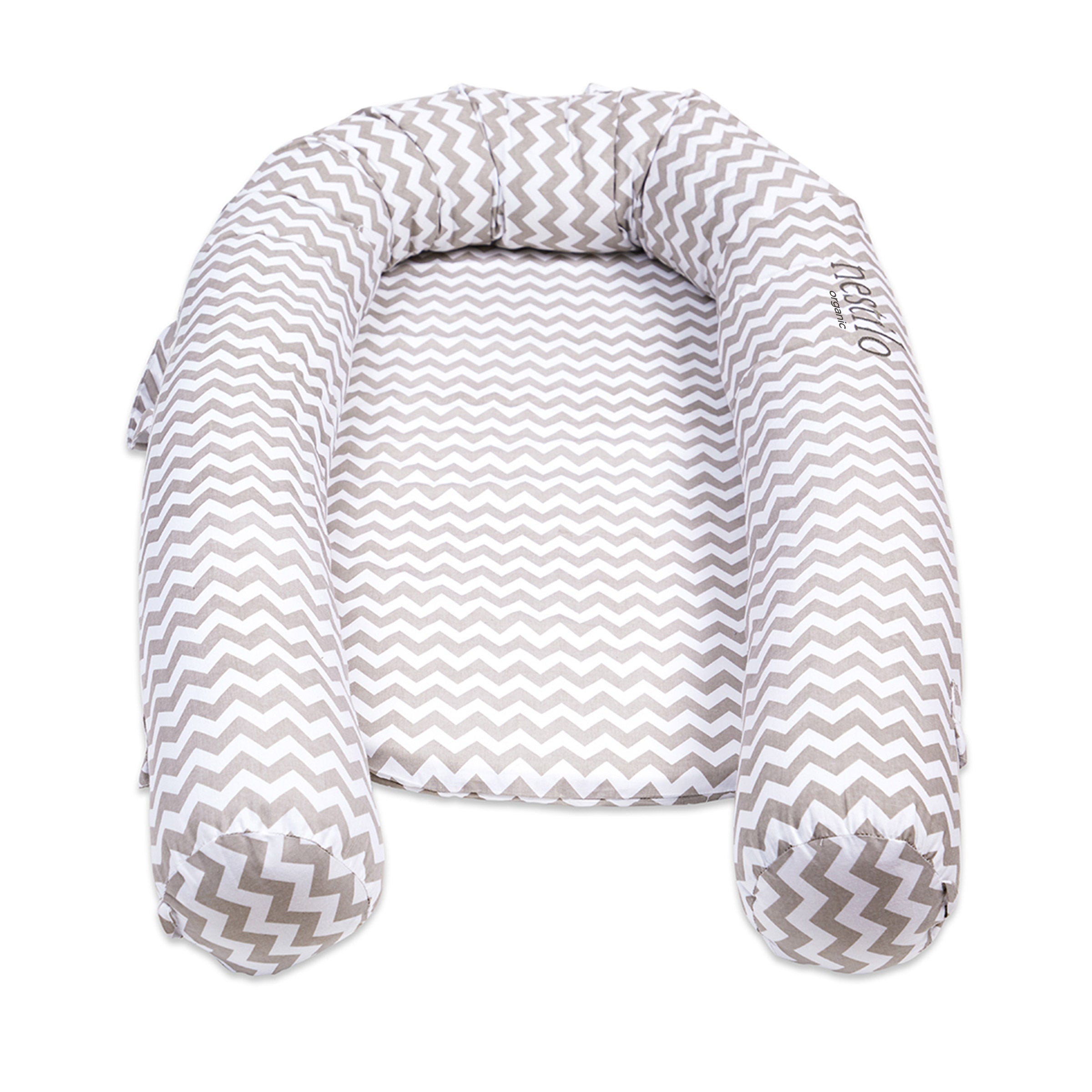 Organic Nestilo – Chevron - Grey