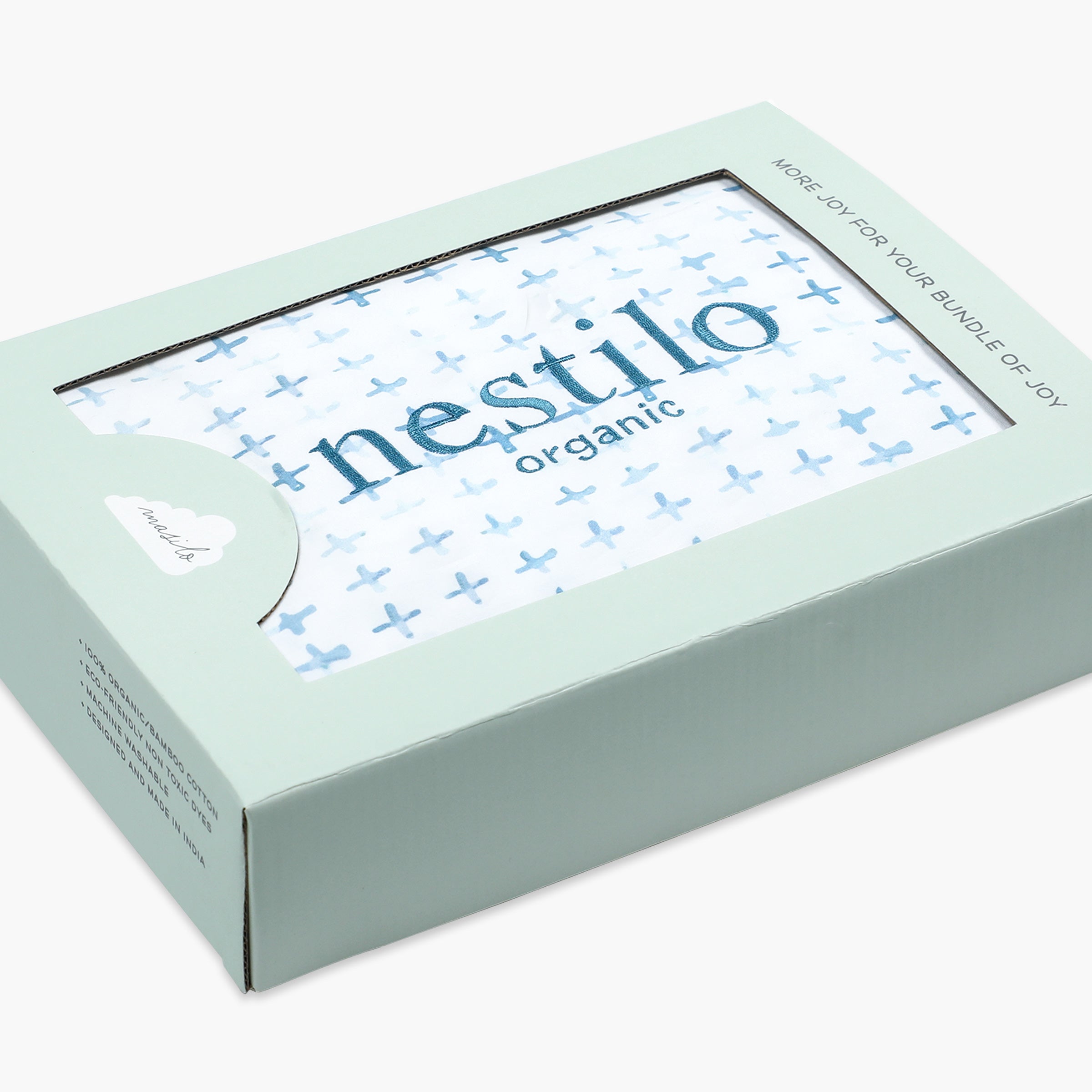 Organic Nestilo Spare Cover – Shibori Crosses