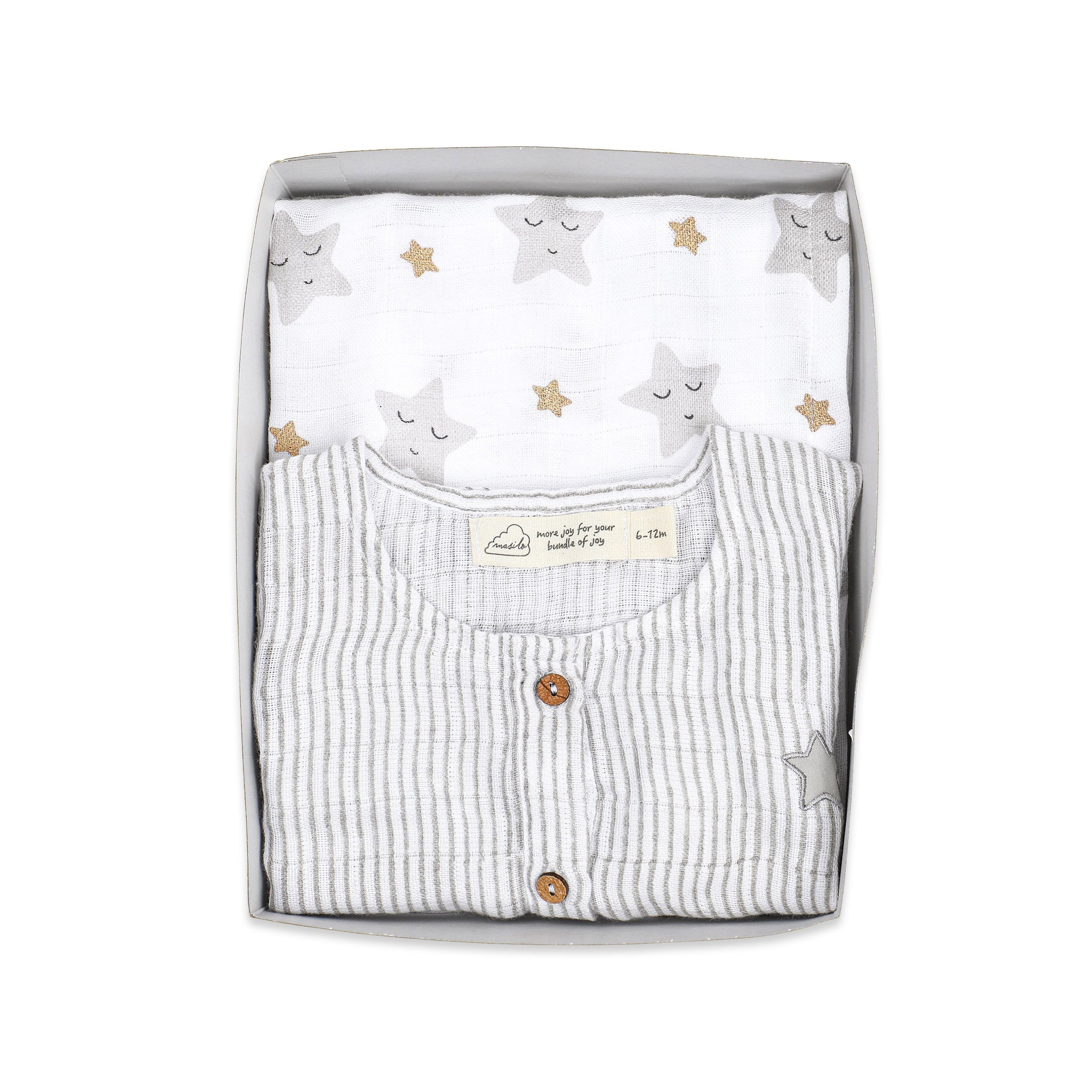 Classic Snuggle Box – Sleepy Star - Metallic