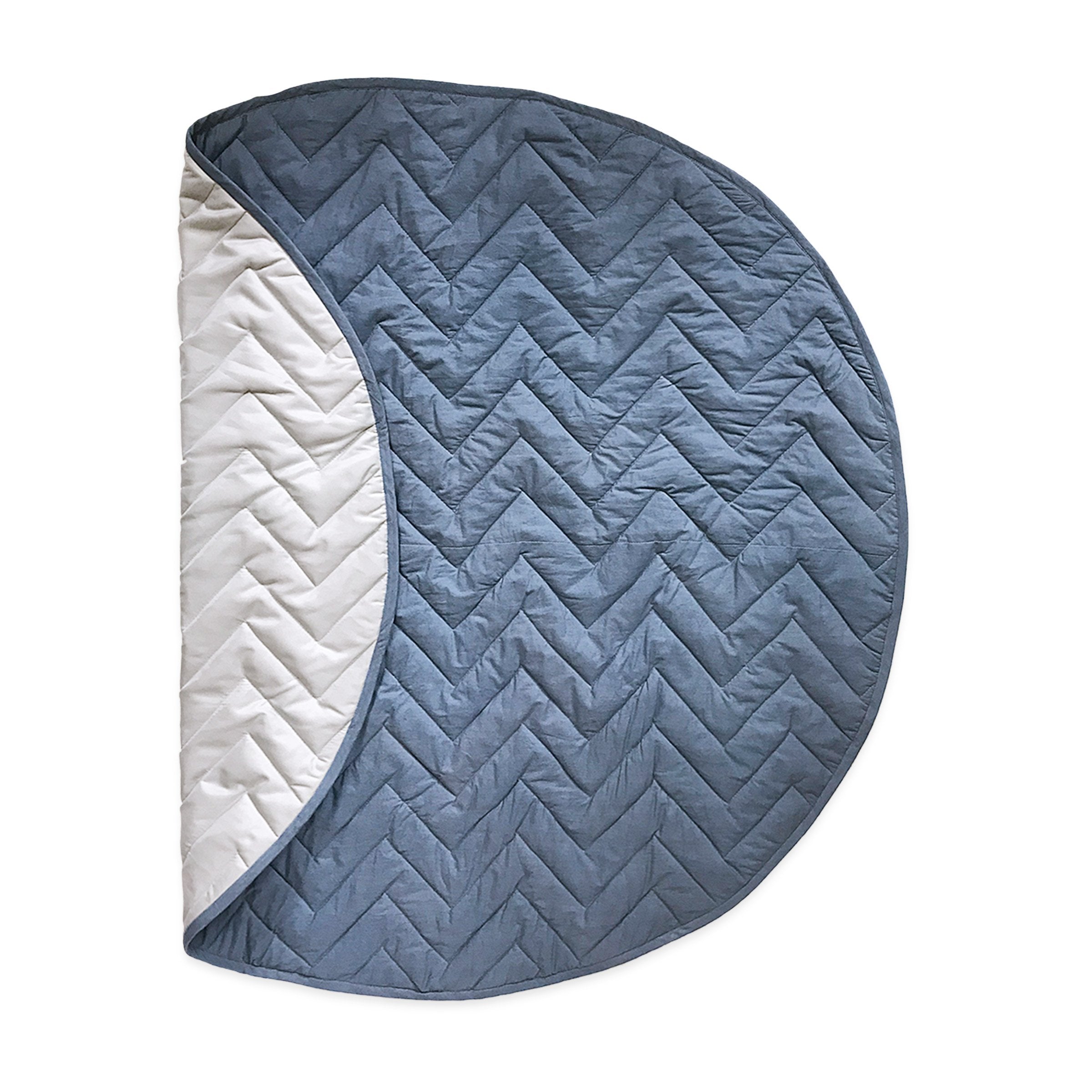 Indoor/Outdoor Quilted Playmat – Navy