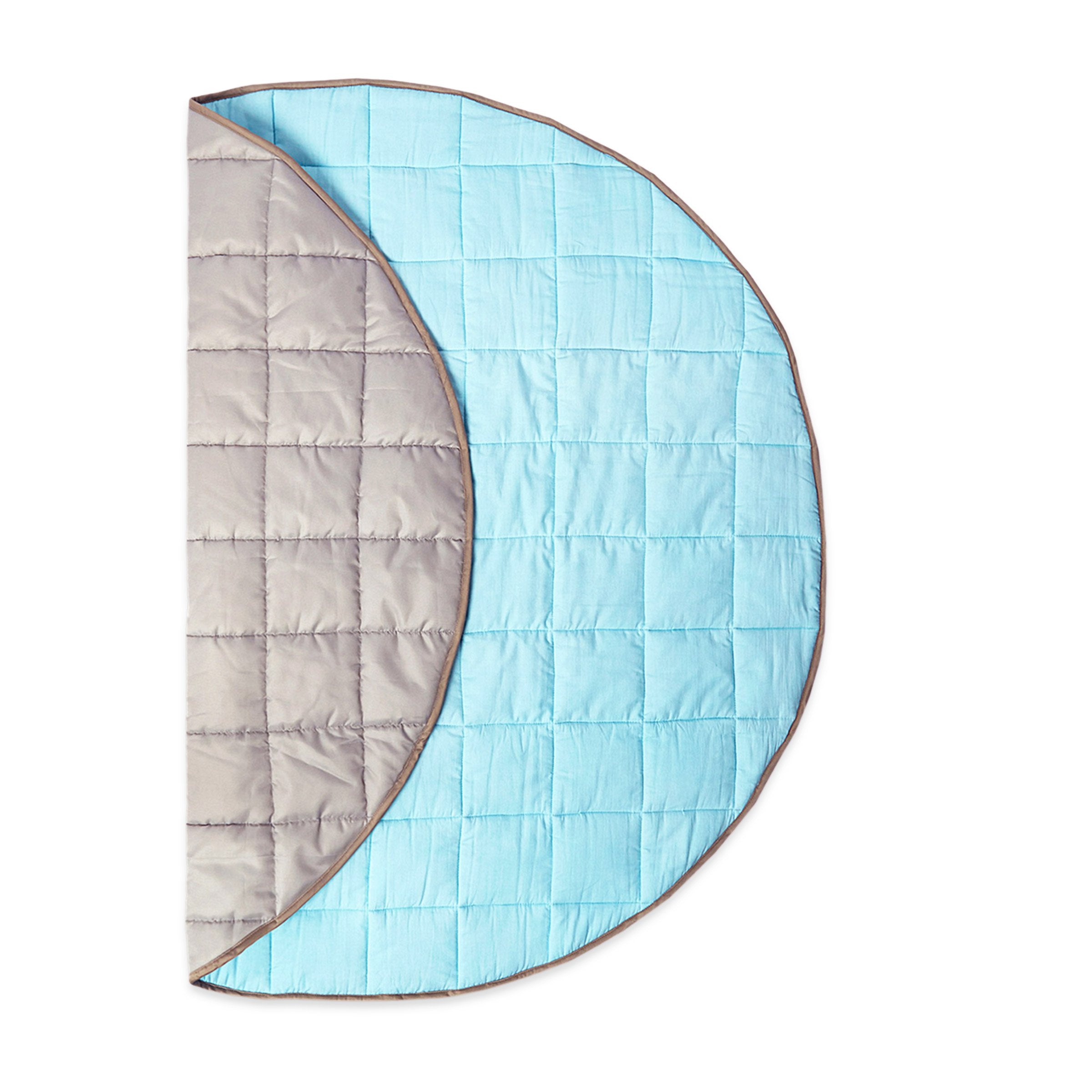 Indoor/Outdoor Quilted Playmat – Sky Blue