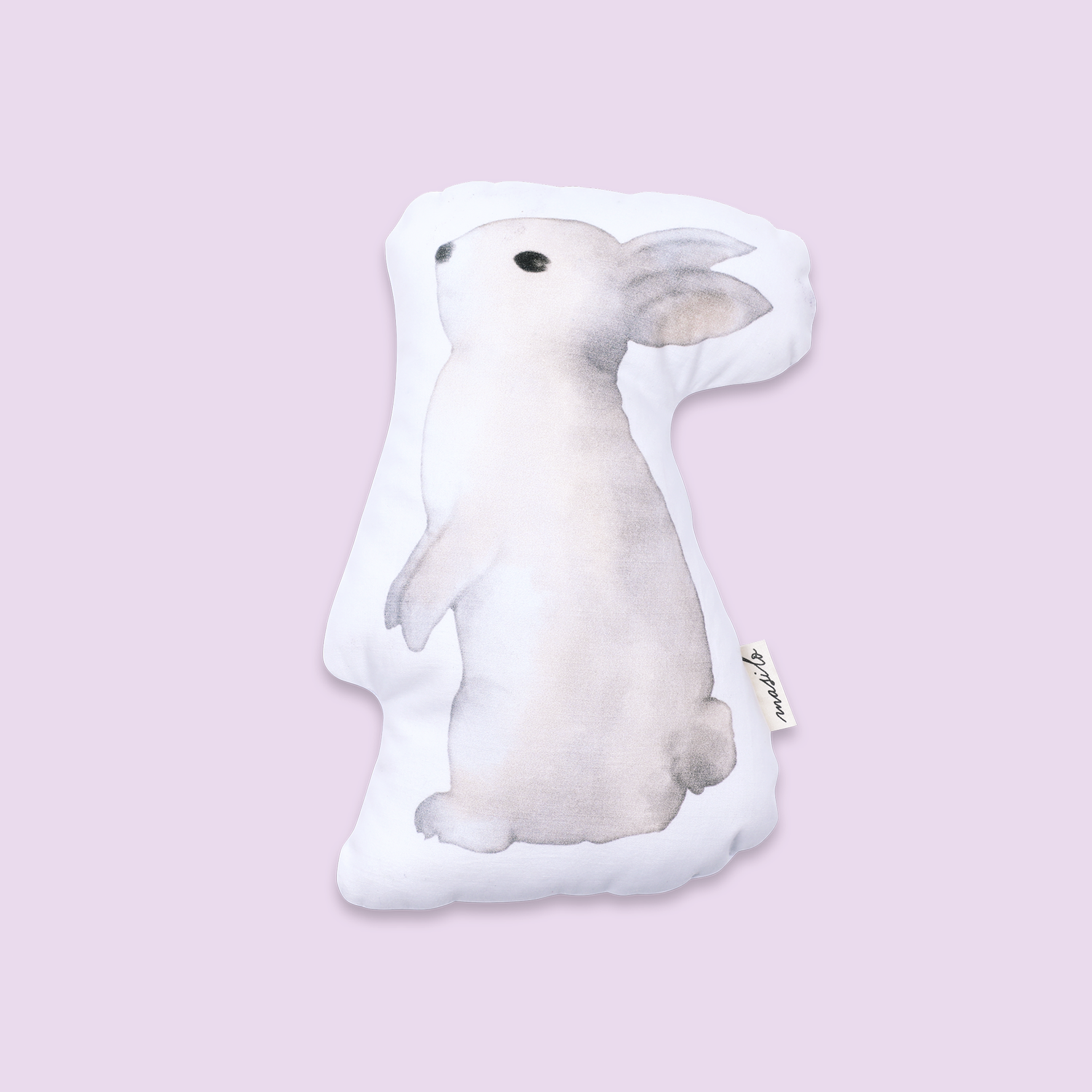 Organic Shape Cushion - Bunny