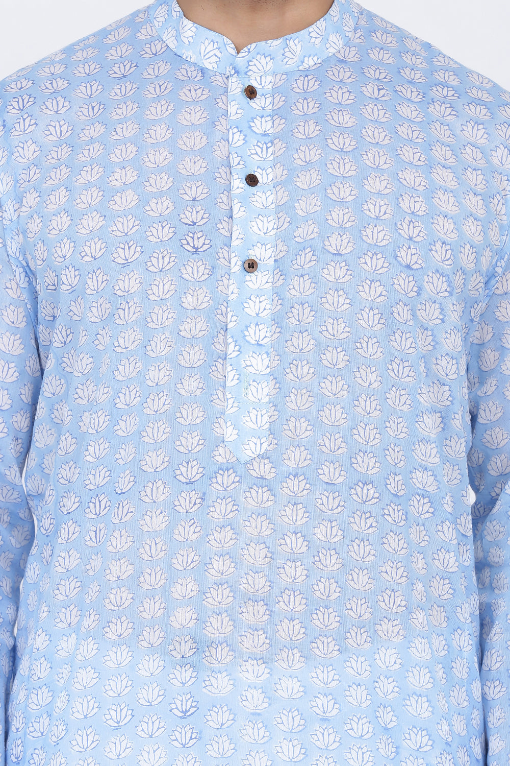 Mist Handblock Kurta